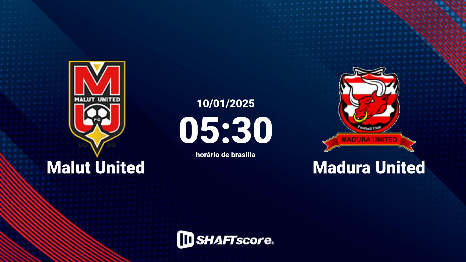 Estatísticas do jogo Malut United vs Madura United 10.01 05:30