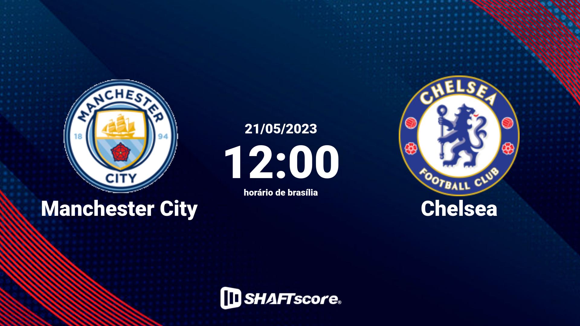 Estatísticas do jogo Manchester City vs Chelsea 21.05 12:00