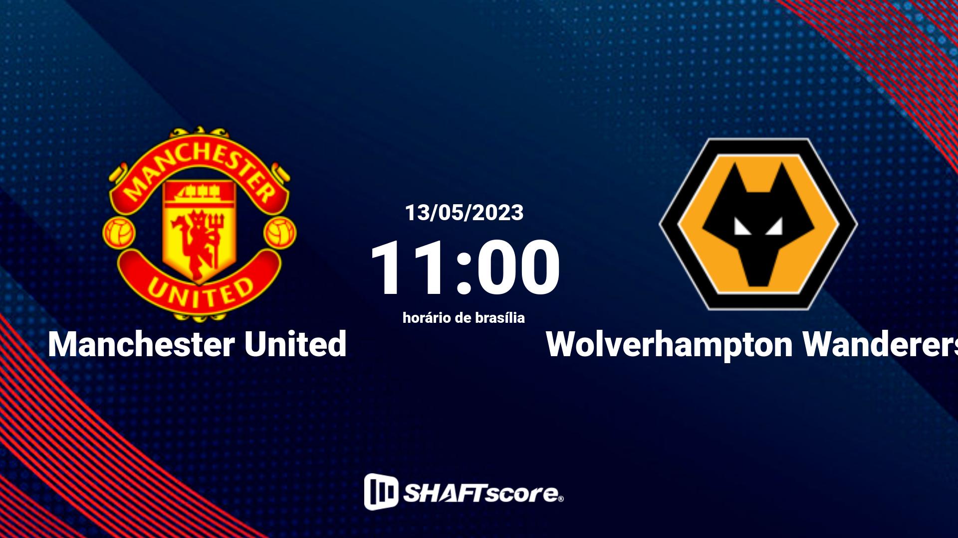 Estatísticas do jogo Manchester United vs Wolverhampton Wanderers 13.05 11:00