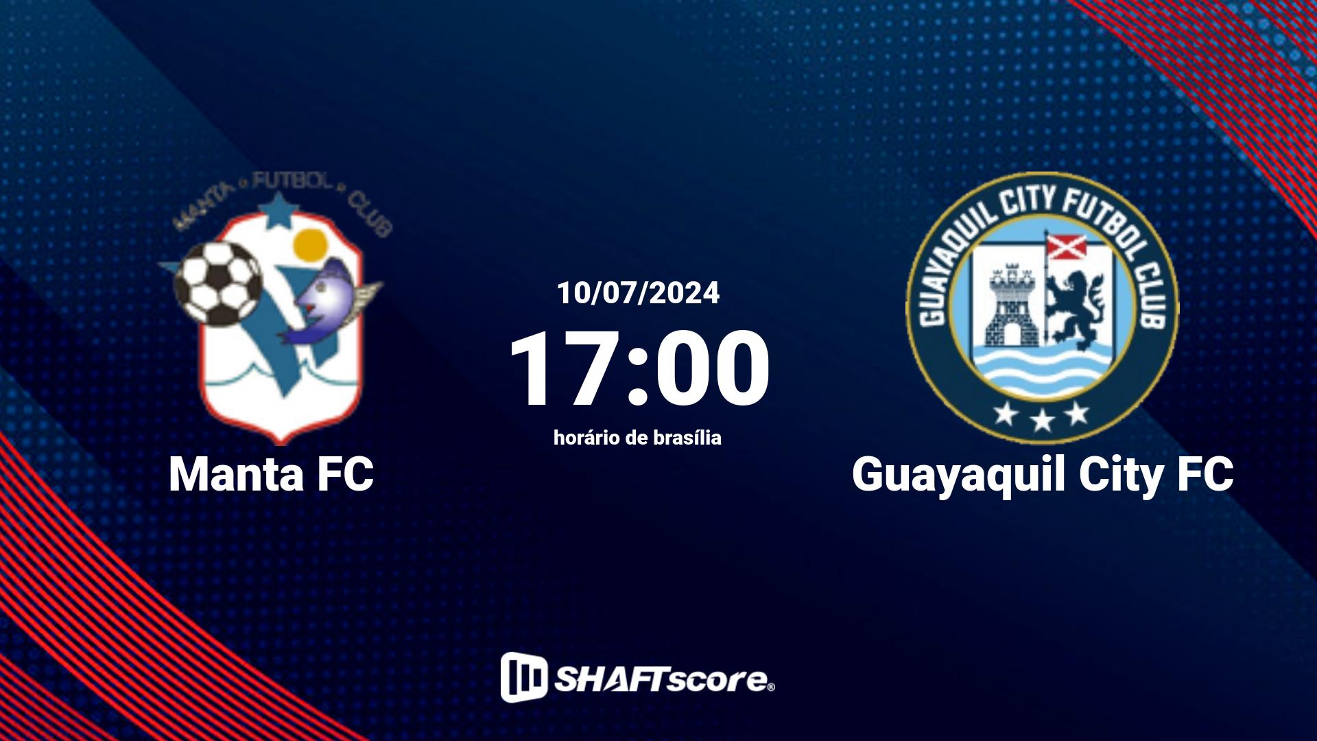 Estatísticas do jogo Manta FC vs Guayaquil City FC 10.07 17:00