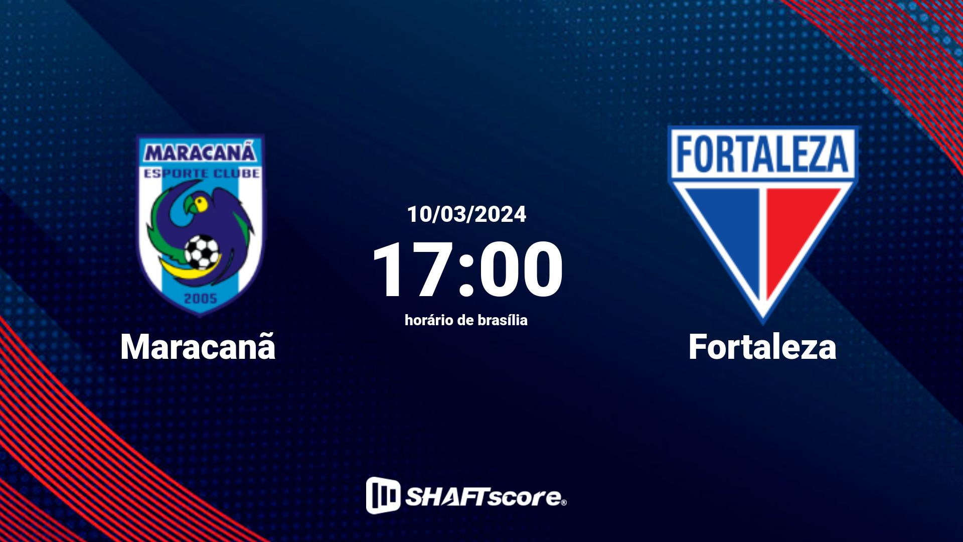 Estatísticas do jogo Maracanã vs Fortaleza 10.03 17:00