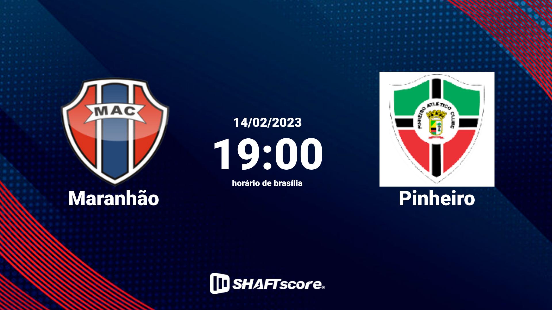 Estatísticas do jogo Maranhão vs Pinheiro 14.02 19:00