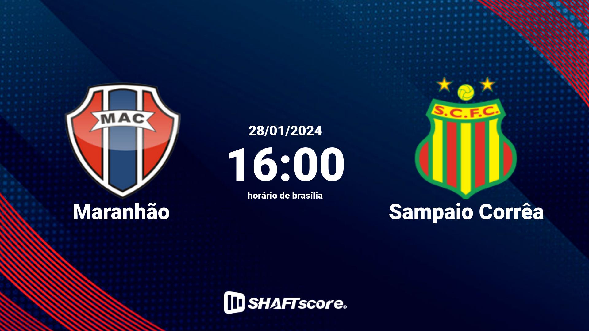 Estatísticas do jogo Maranhão vs Sampaio Corrêa 28.01 16:00