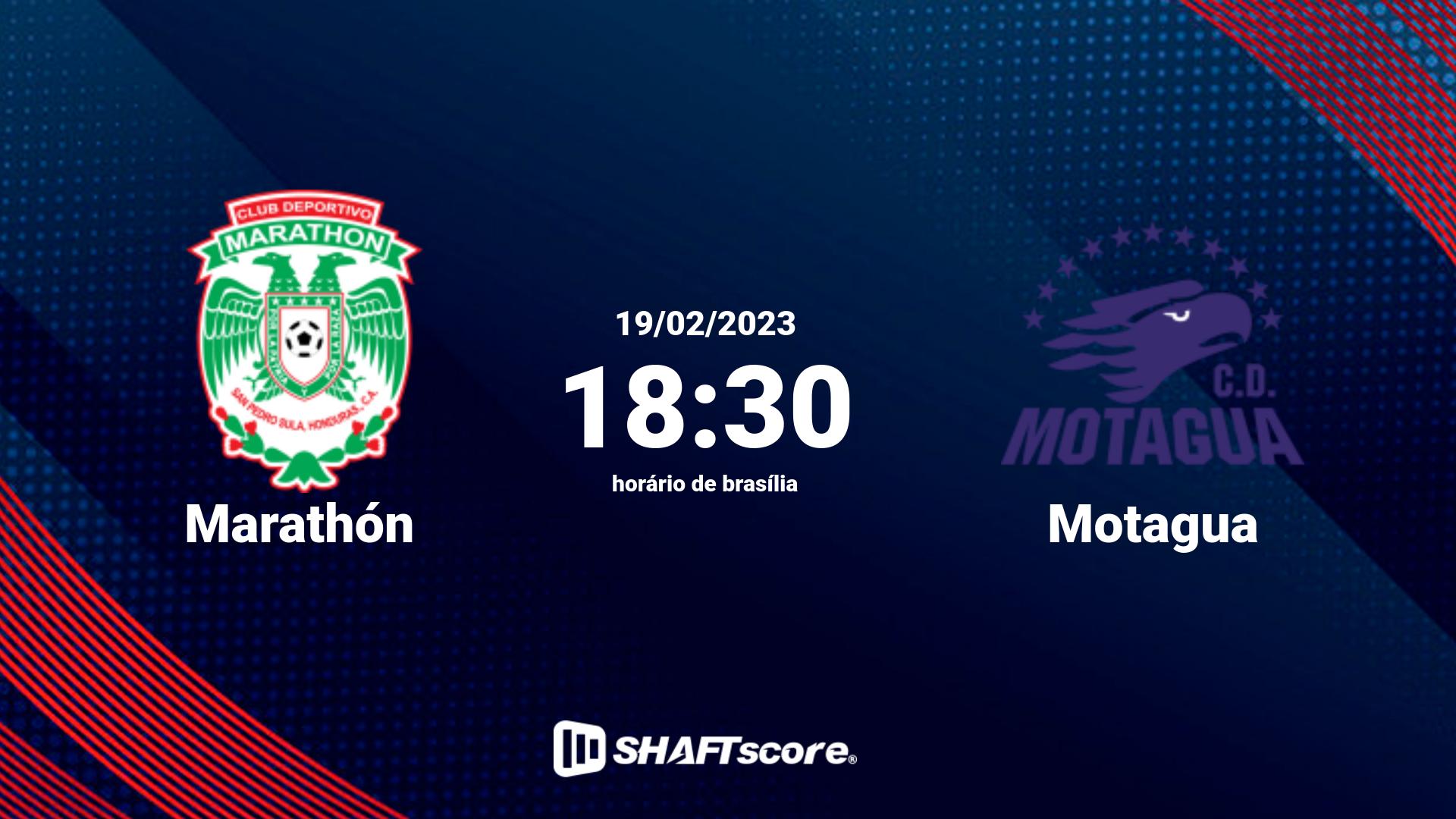 Estatísticas do jogo Marathón vs Motagua 19.02 18:30