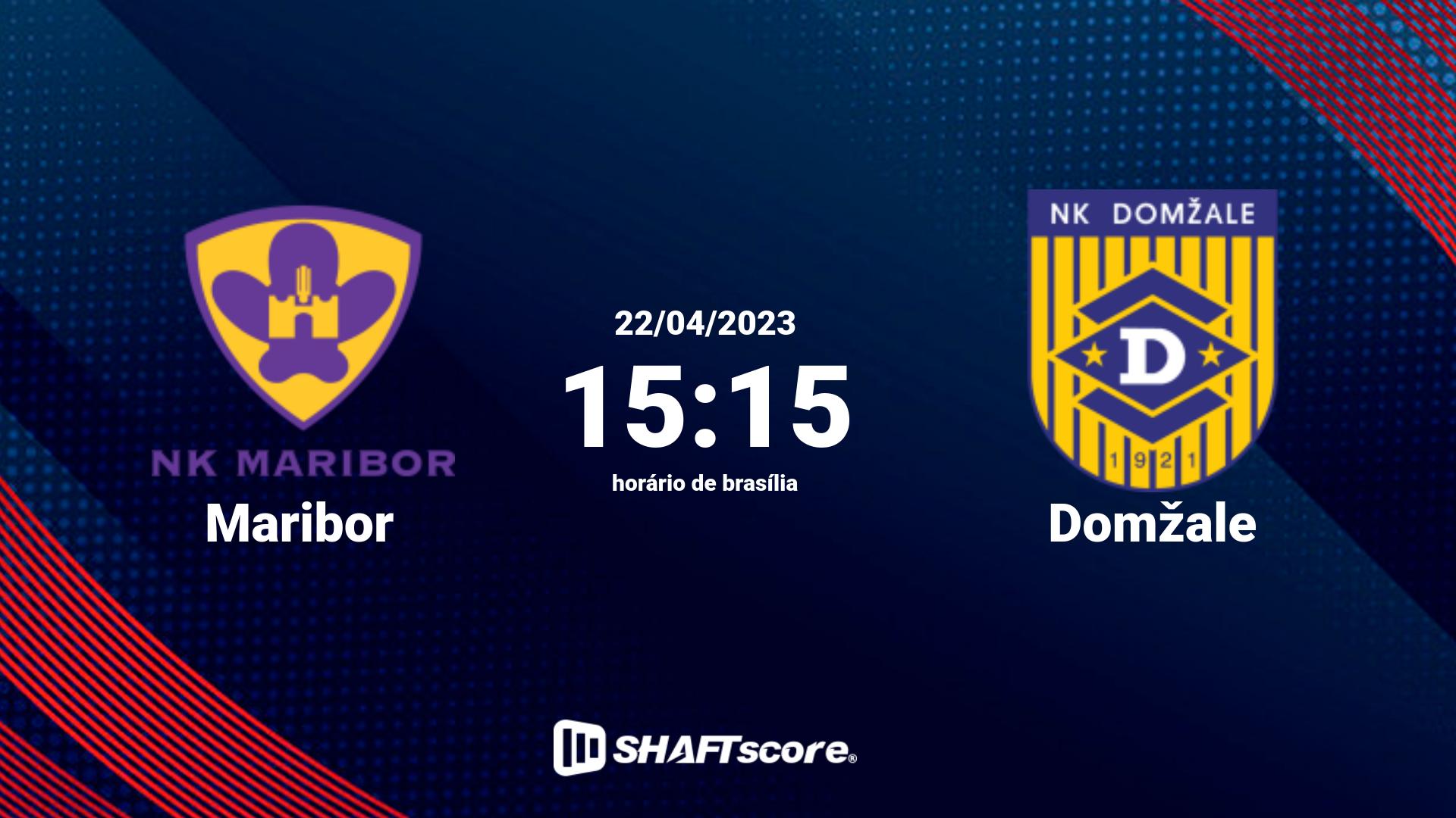 Estatísticas do jogo Maribor vs Domžale 22.04 15:15