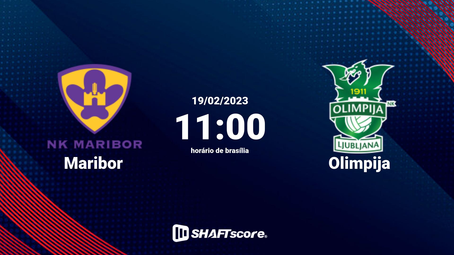 Estatísticas do jogo Maribor vs Olimpija 19.02 11:00