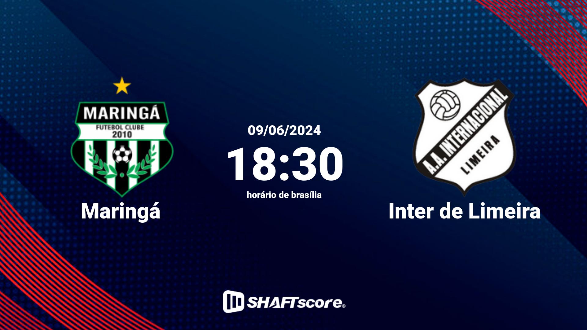 Estatísticas do jogo Maringá vs Inter de Limeira 09.06 18:30