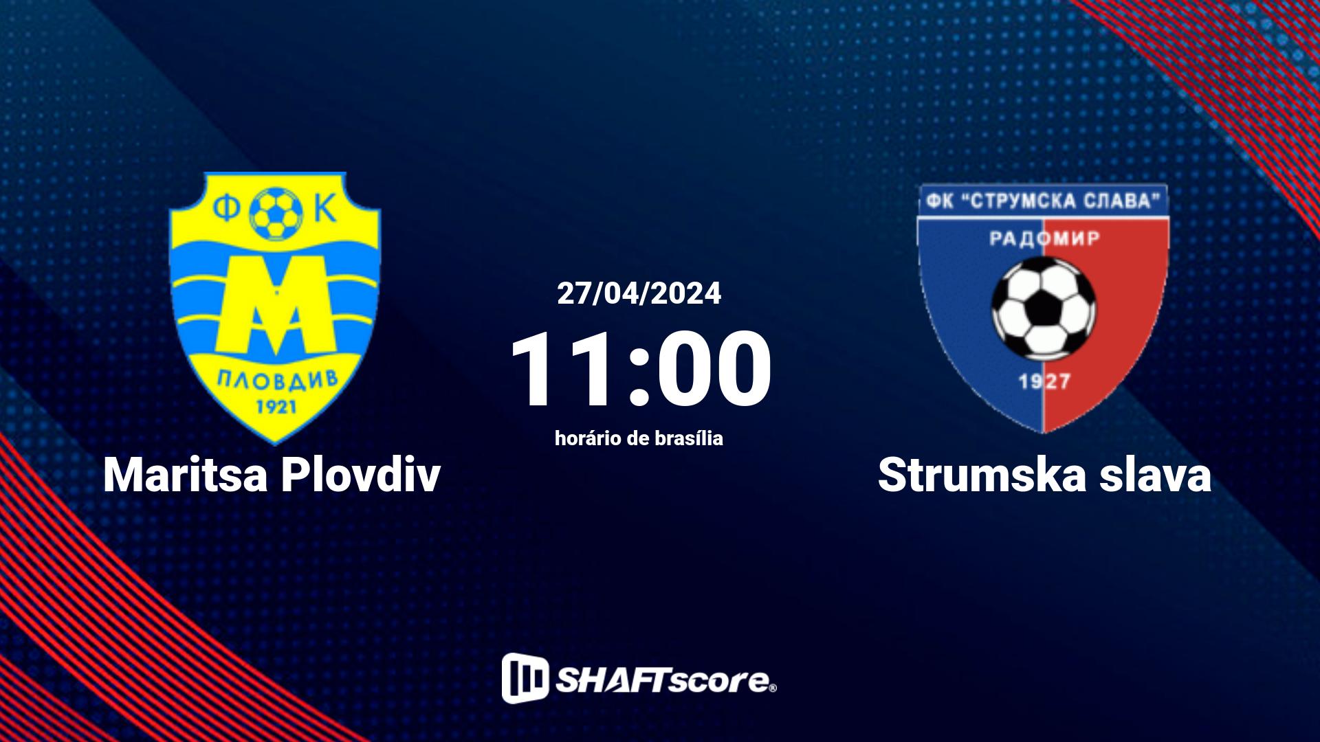 Estatísticas do jogo Maritsa Plovdiv vs Strumska slava 27.04 11:00