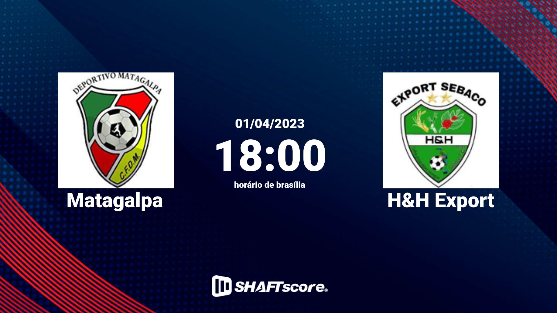 Estatísticas do jogo Matagalpa vs H&H Export 01.04 18:00