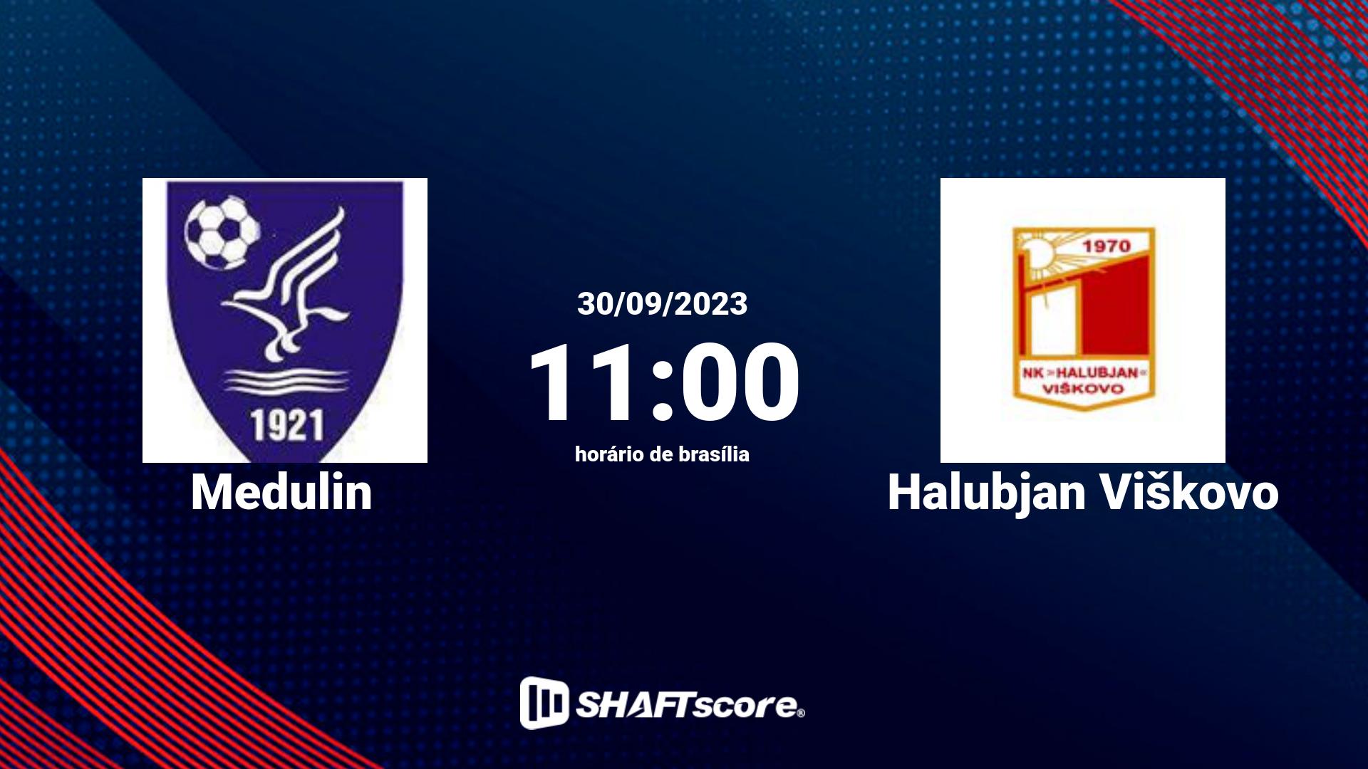 Estatísticas do jogo Medulin vs Halubjan Viškovo 30.09 11:00