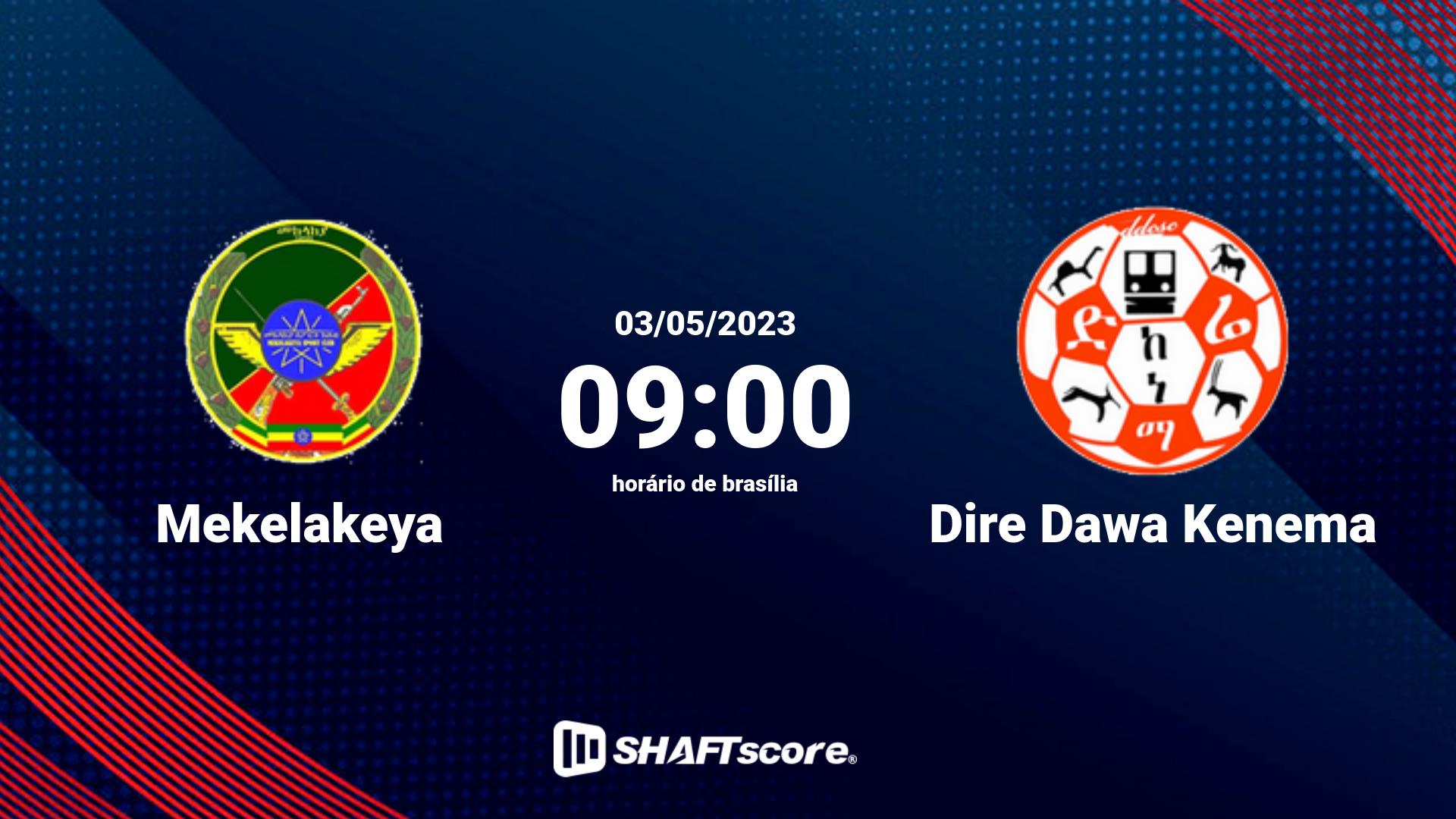 Estatísticas do jogo Mekelakeya vs Dire Dawa Kenema 03.05 09:00