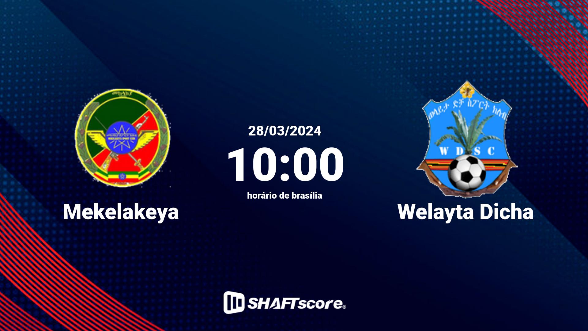 Estatísticas do jogo Mekelakeya vs Welayta Dicha 28.03 10:00