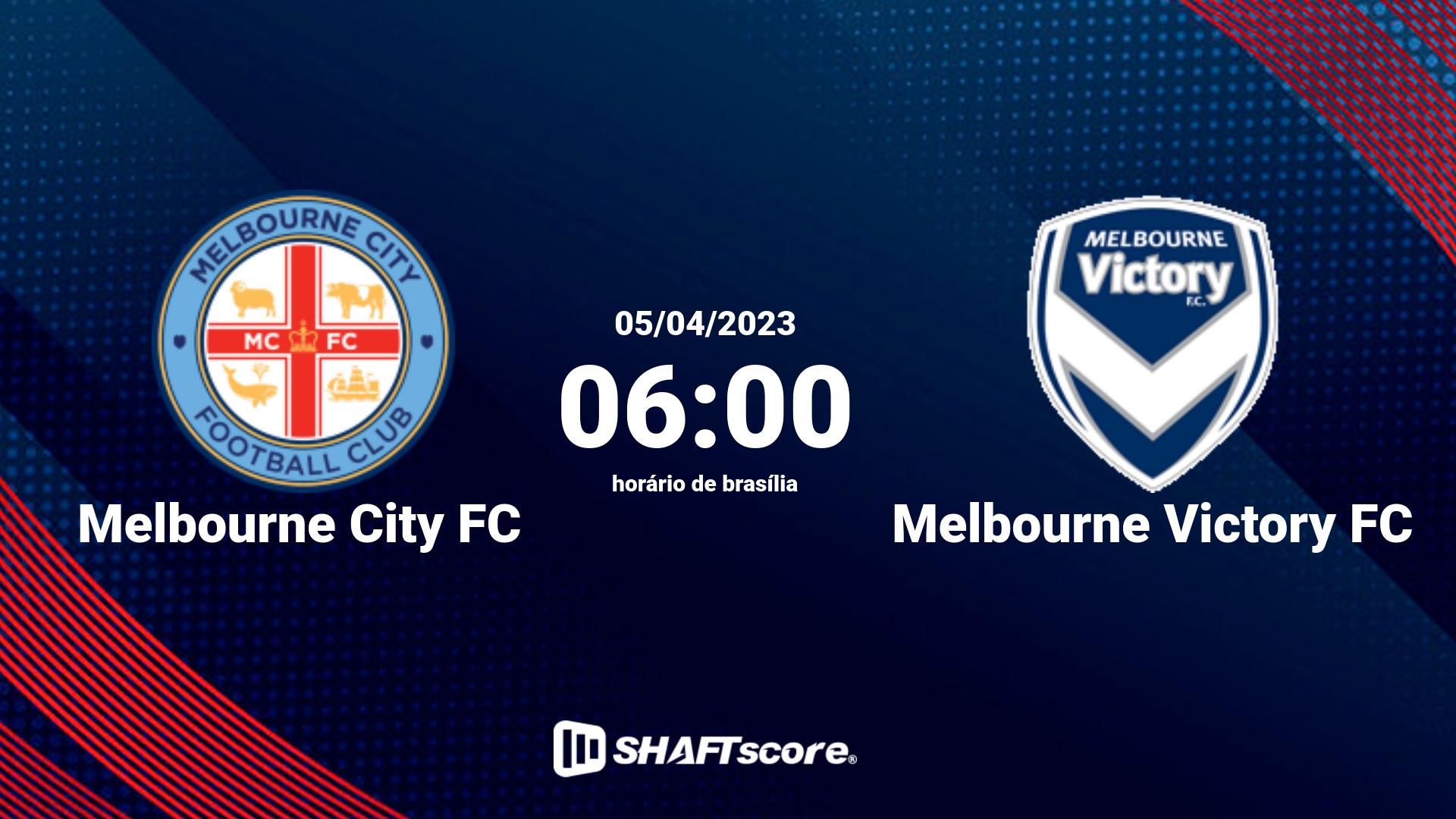 Estatísticas do jogo Melbourne City FC vs Melbourne Victory FC 05.04 06:00