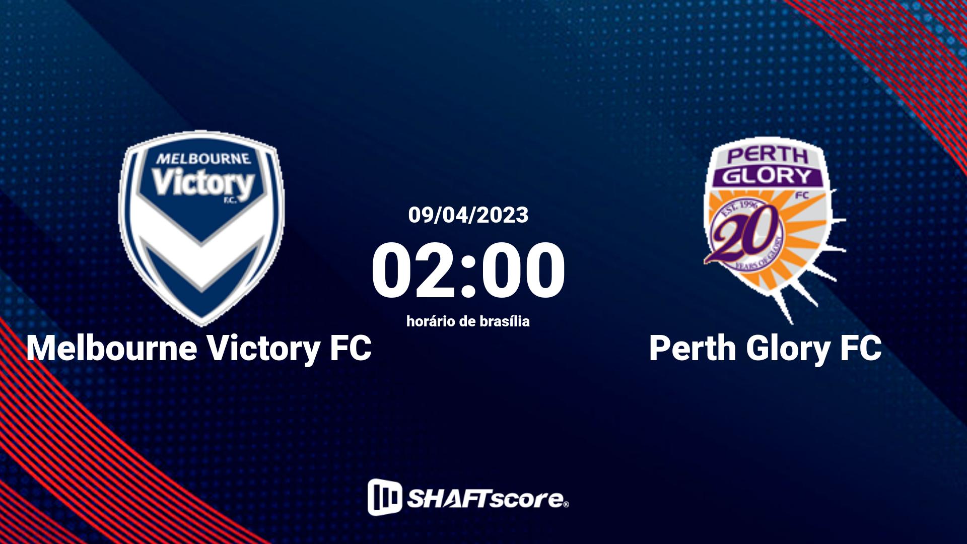 Estatísticas do jogo Melbourne Victory FC vs Perth Glory FC 09.04 02:00