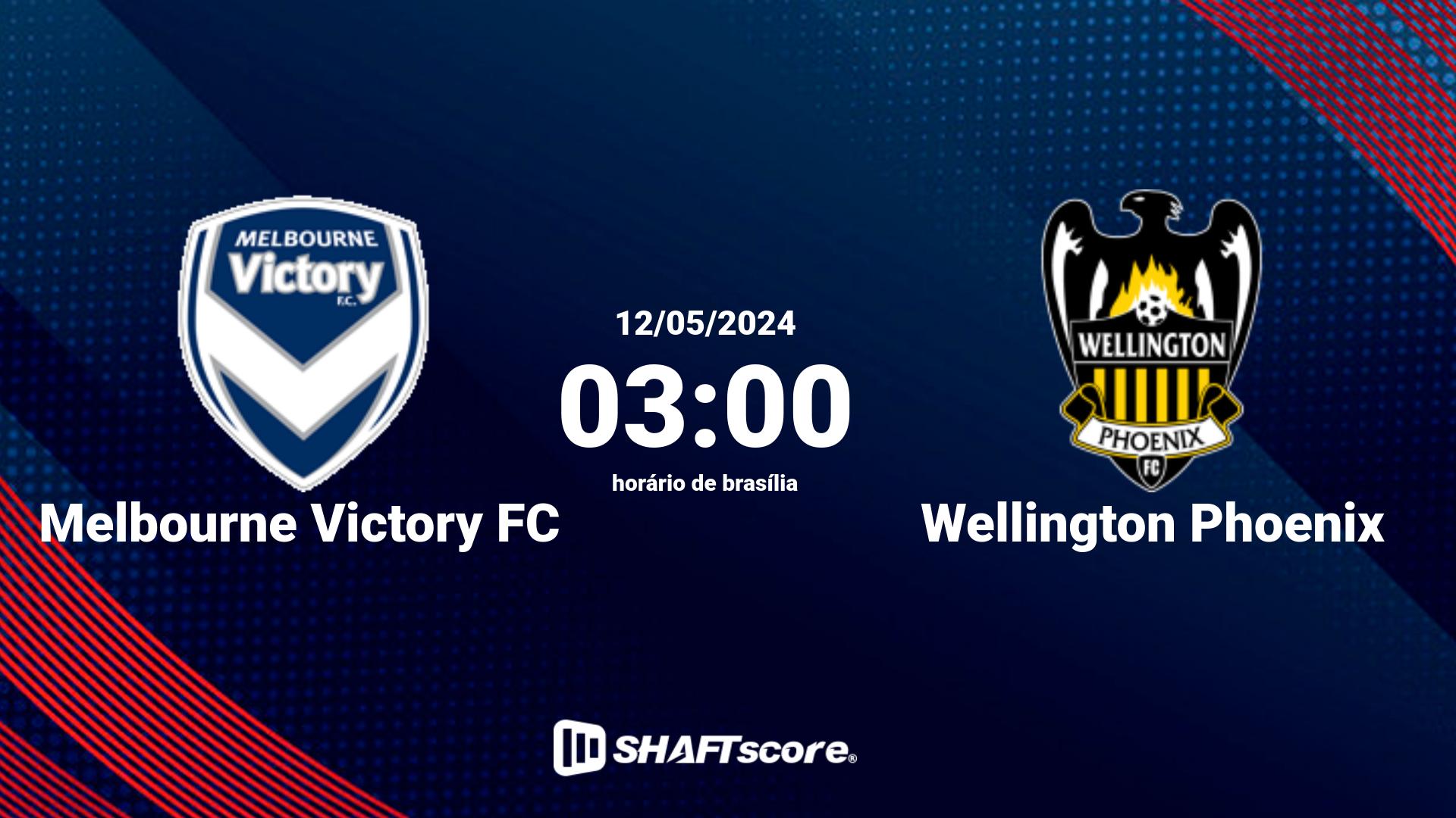 Estatísticas do jogo Melbourne Victory FC vs Wellington Phoenix 12.05 03:00