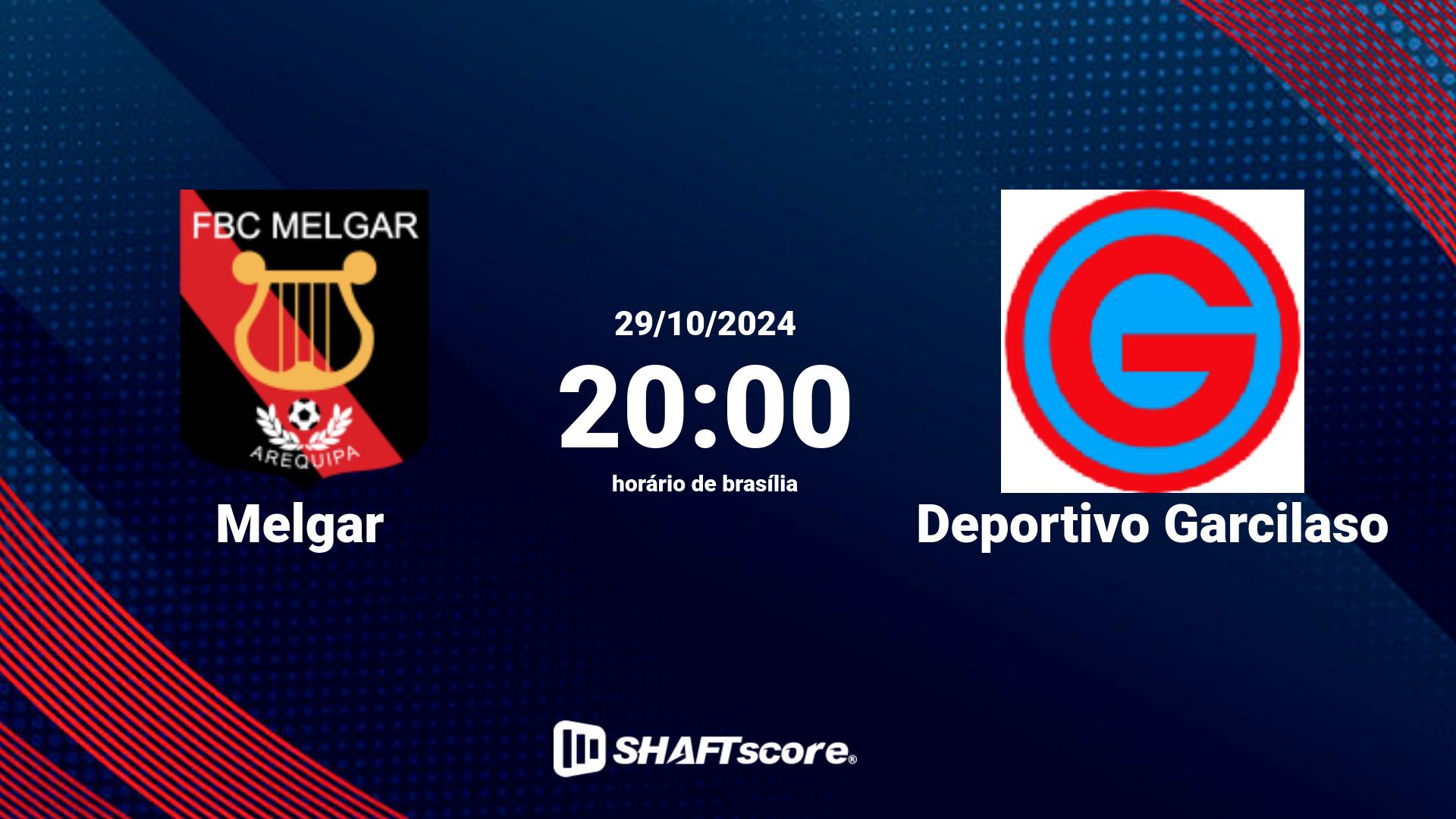 Estatísticas do jogo Melgar vs Deportivo Garcilaso 29.10 20:00