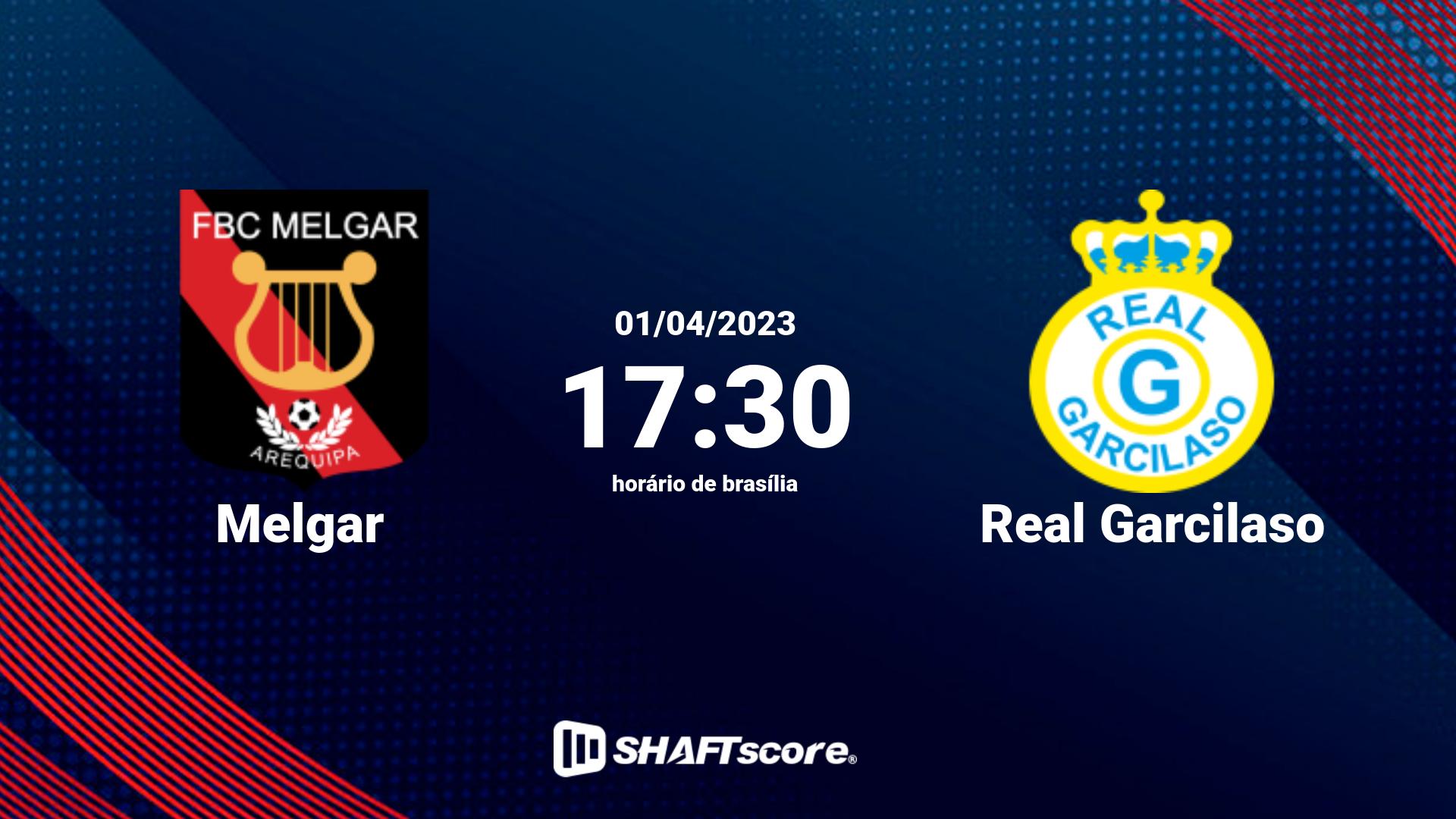 Estatísticas do jogo Melgar vs Real Garcilaso 01.04 17:30