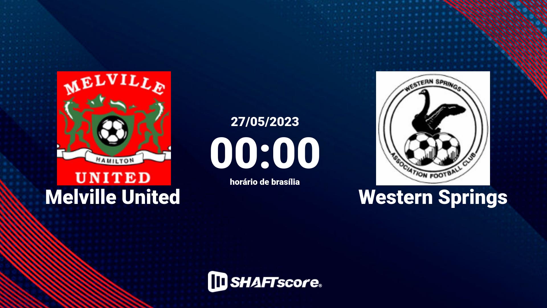 Estatísticas do jogo Melville United vs Western Springs 27.05 00:00