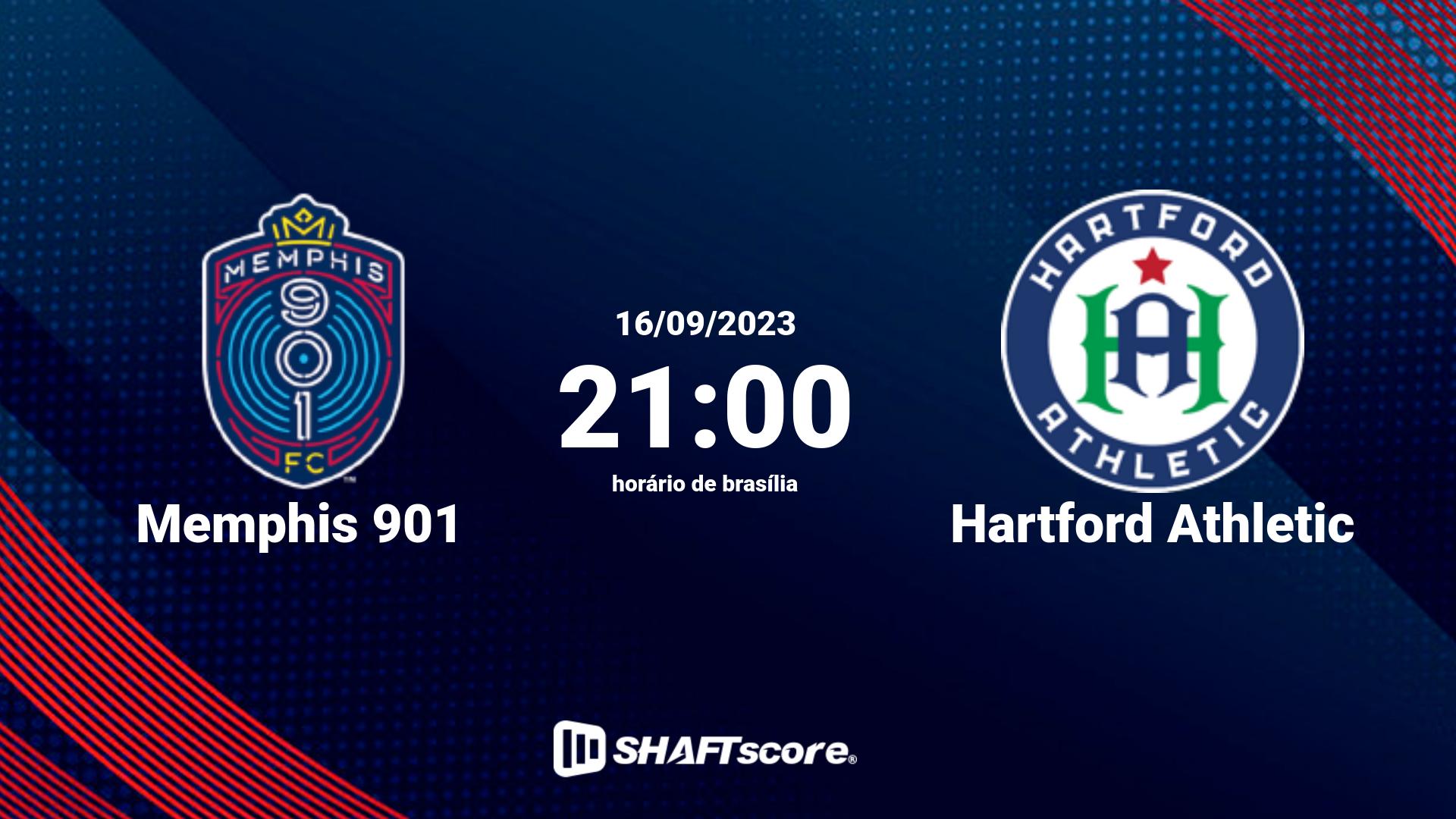 Estatísticas do jogo Memphis 901 vs Hartford Athletic 16.09 21:00