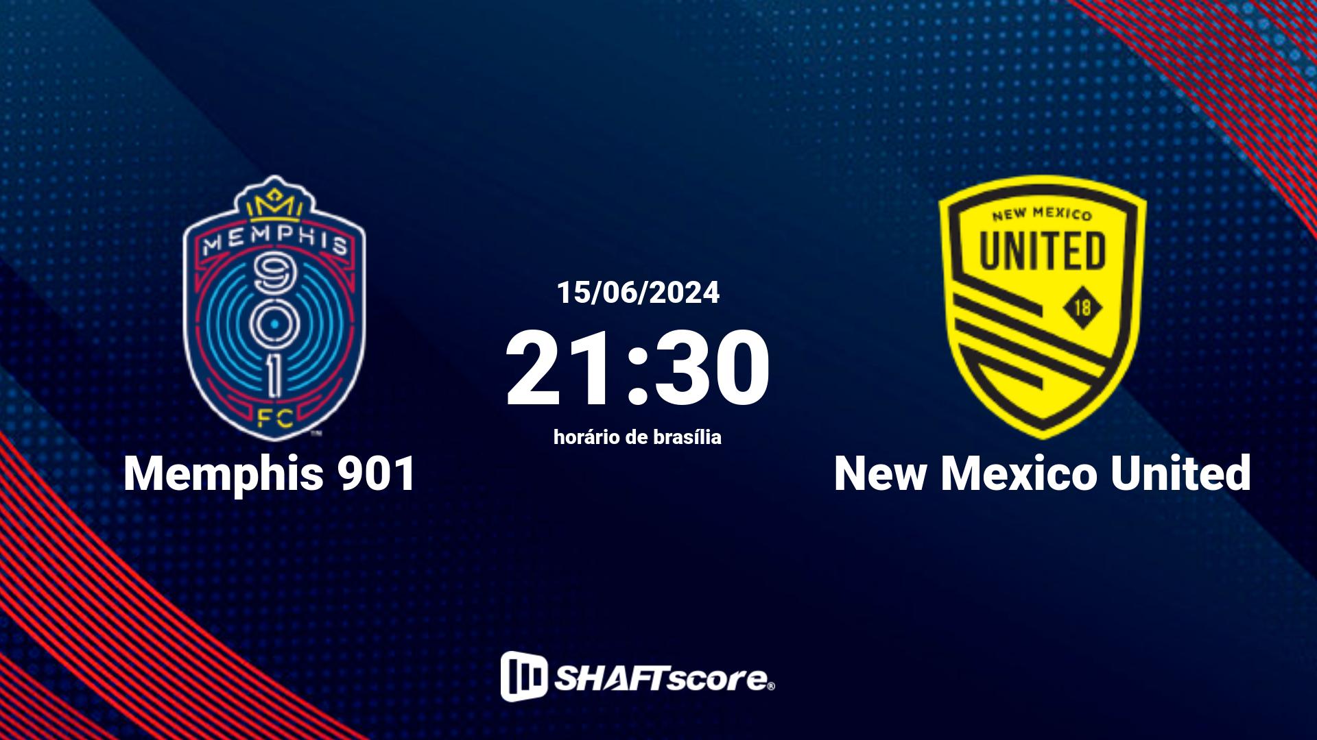 Estatísticas do jogo Memphis 901 vs New Mexico United 15.06 21:30