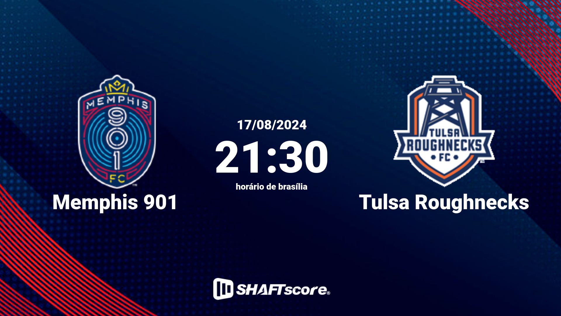 Estatísticas do jogo Memphis 901 vs Tulsa Roughnecks 17.08 21:30