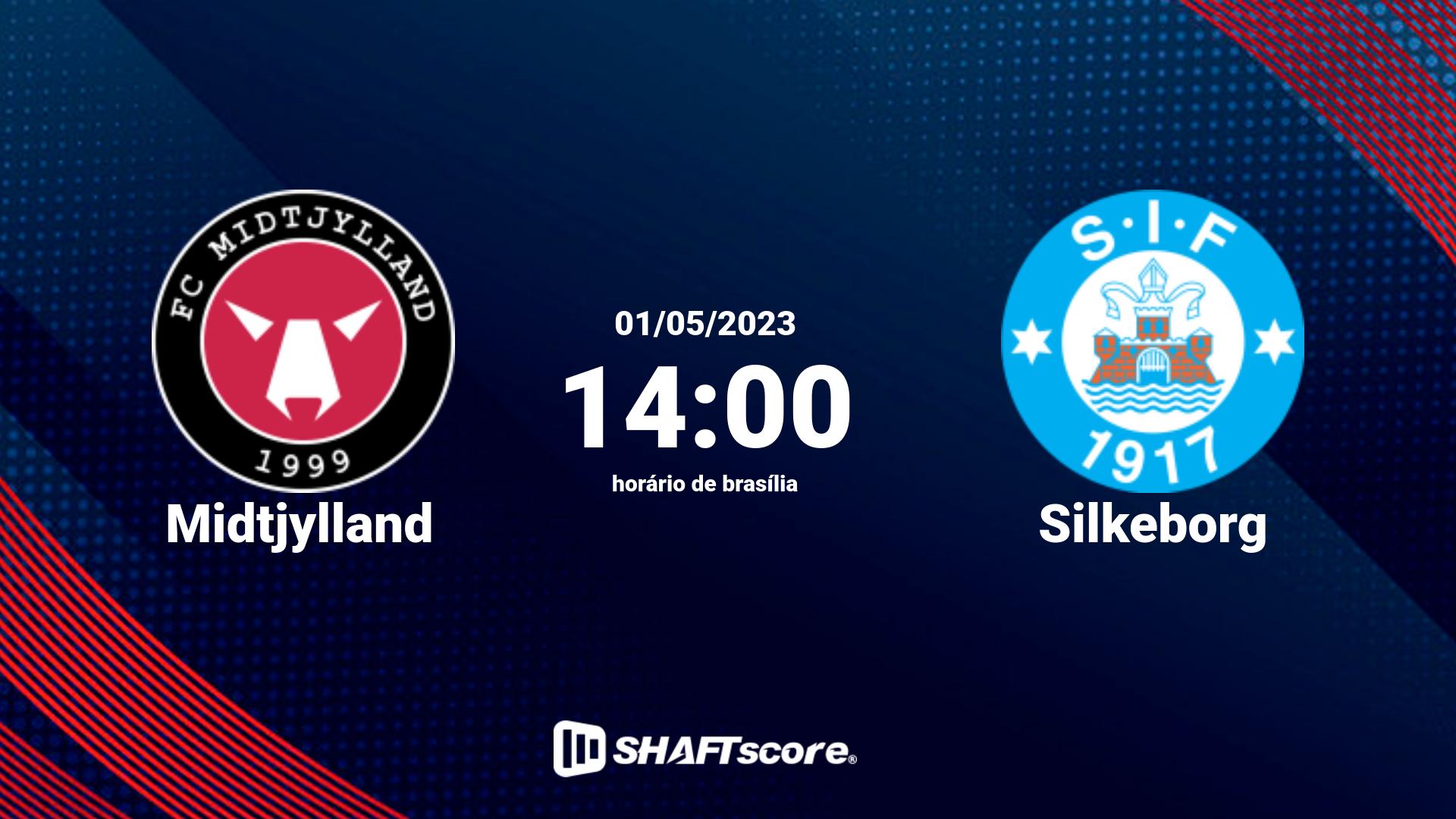 Estatísticas do jogo Midtjylland vs Silkeborg 01.05 14:00