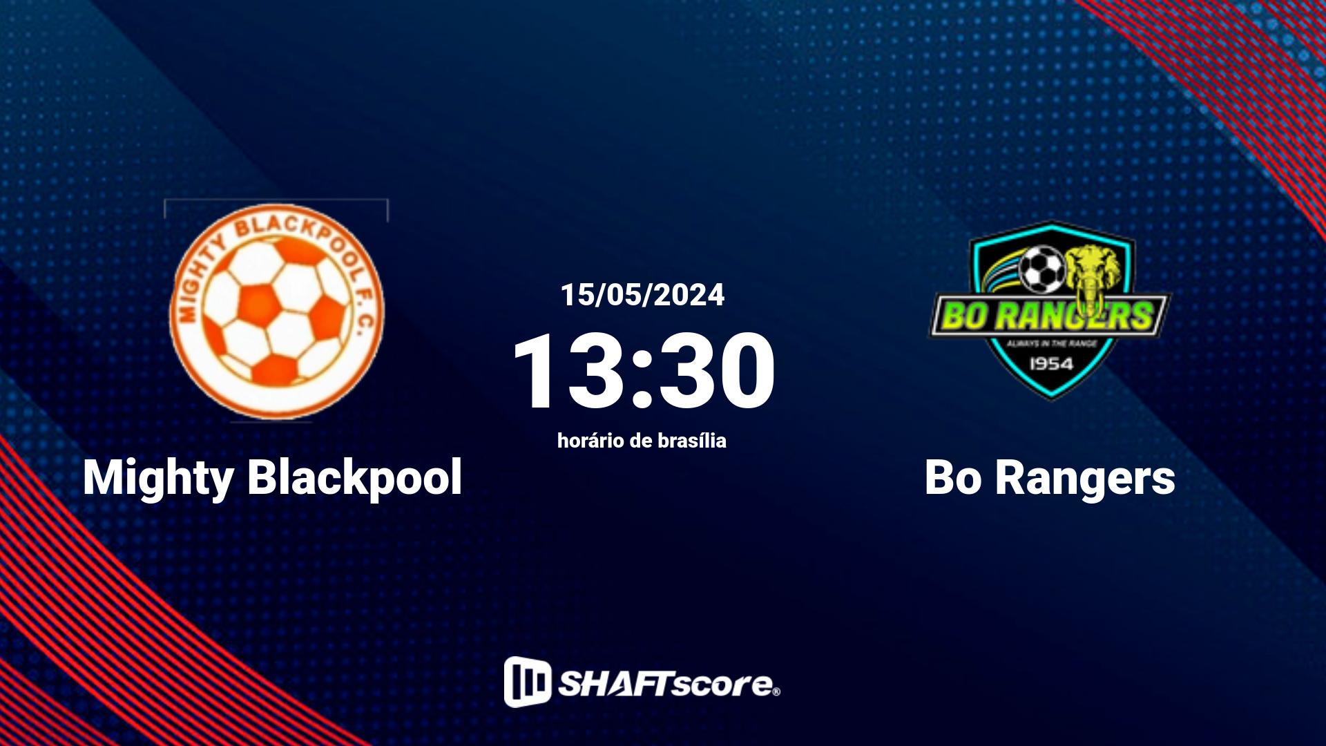 Estatísticas do jogo Mighty Blackpool vs Bo Rangers 15.05 13:30