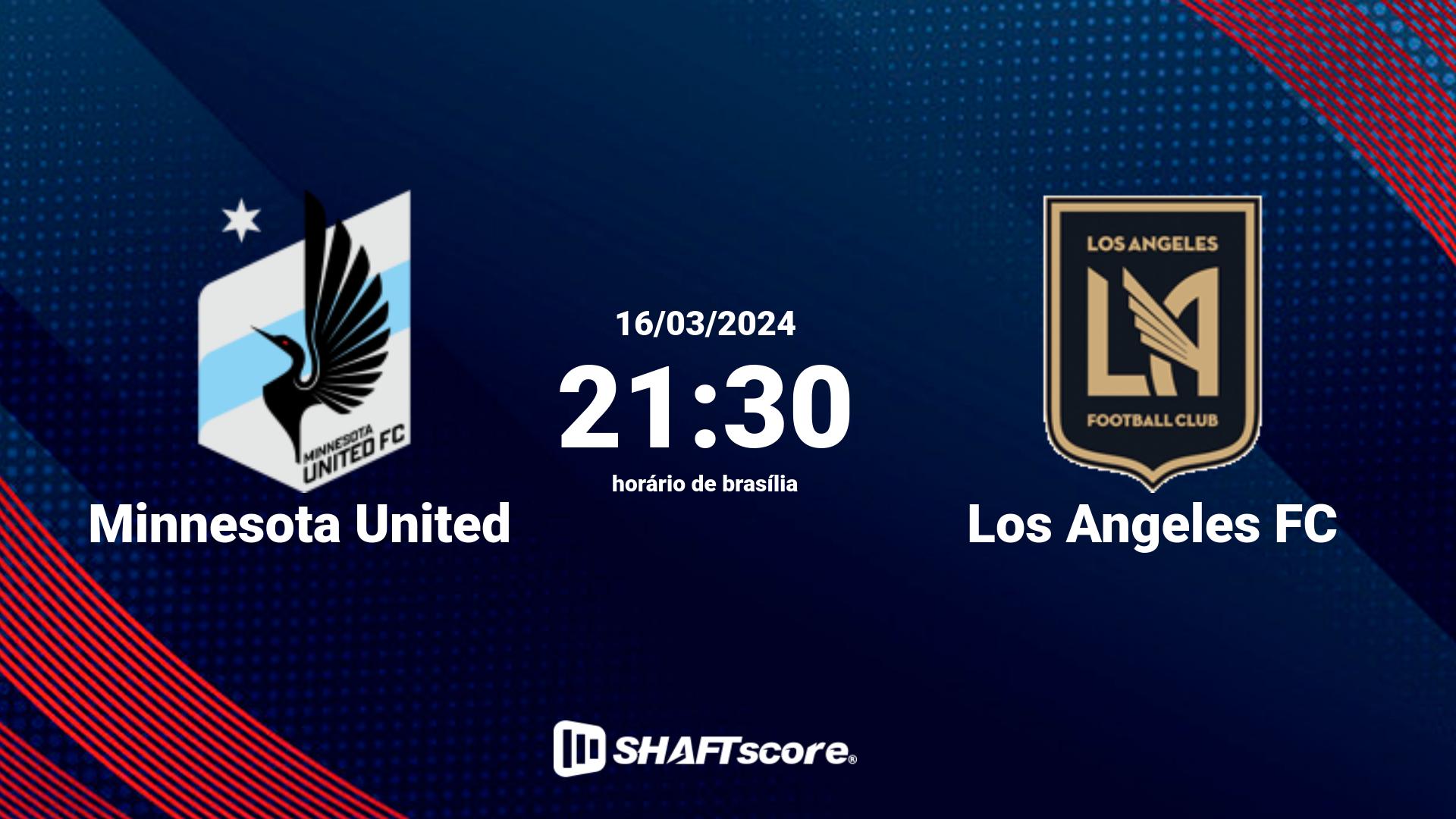 Estatísticas do jogo Minnesota United vs Los Angeles FC 16.03 21:30