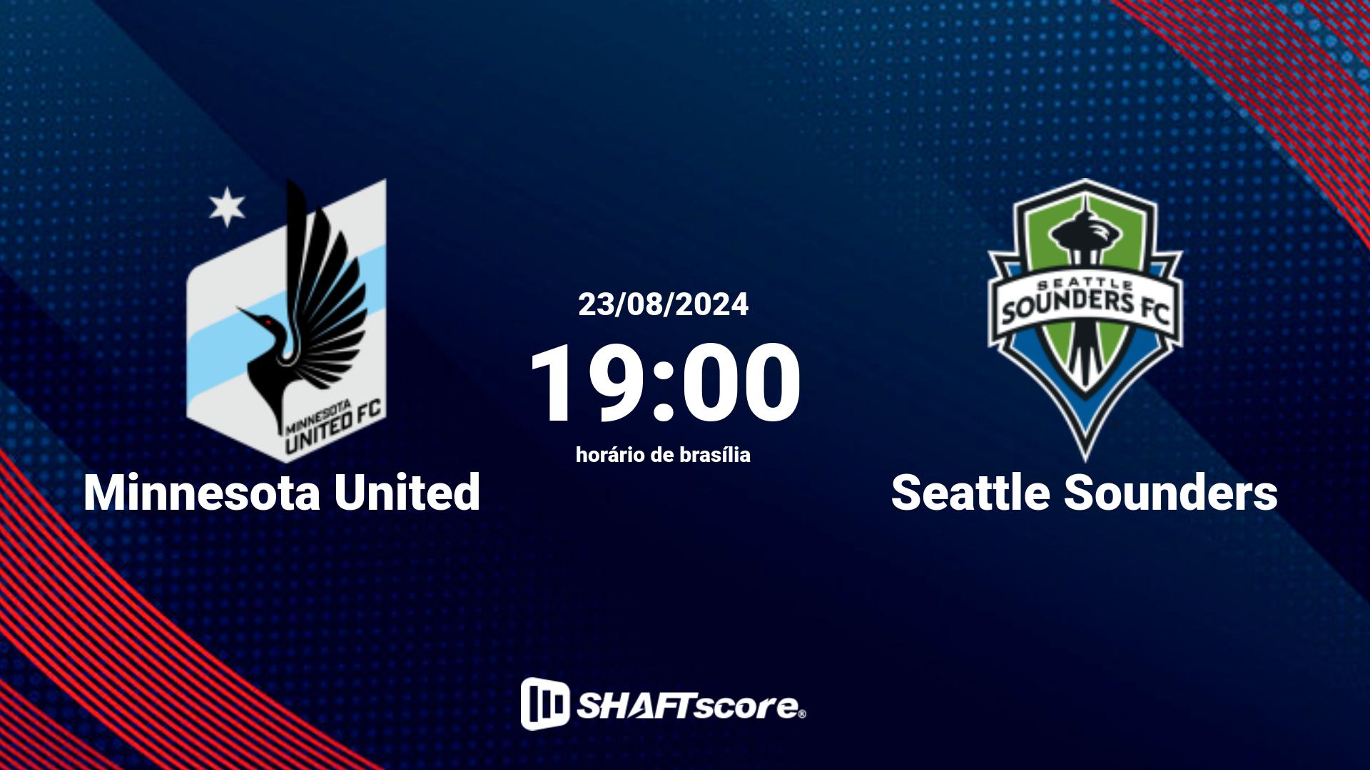 Estatísticas do jogo Minnesota United vs Seattle Sounders 23.08 19:00