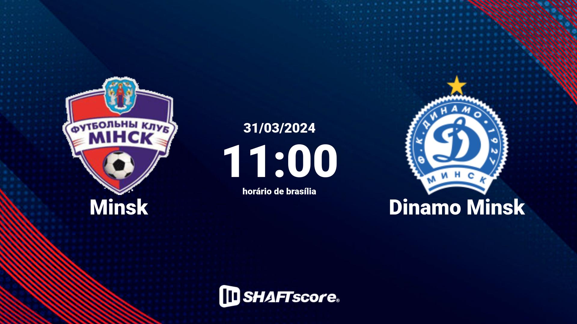 Estatísticas do jogo Minsk vs Dinamo Minsk 31.03 11:00