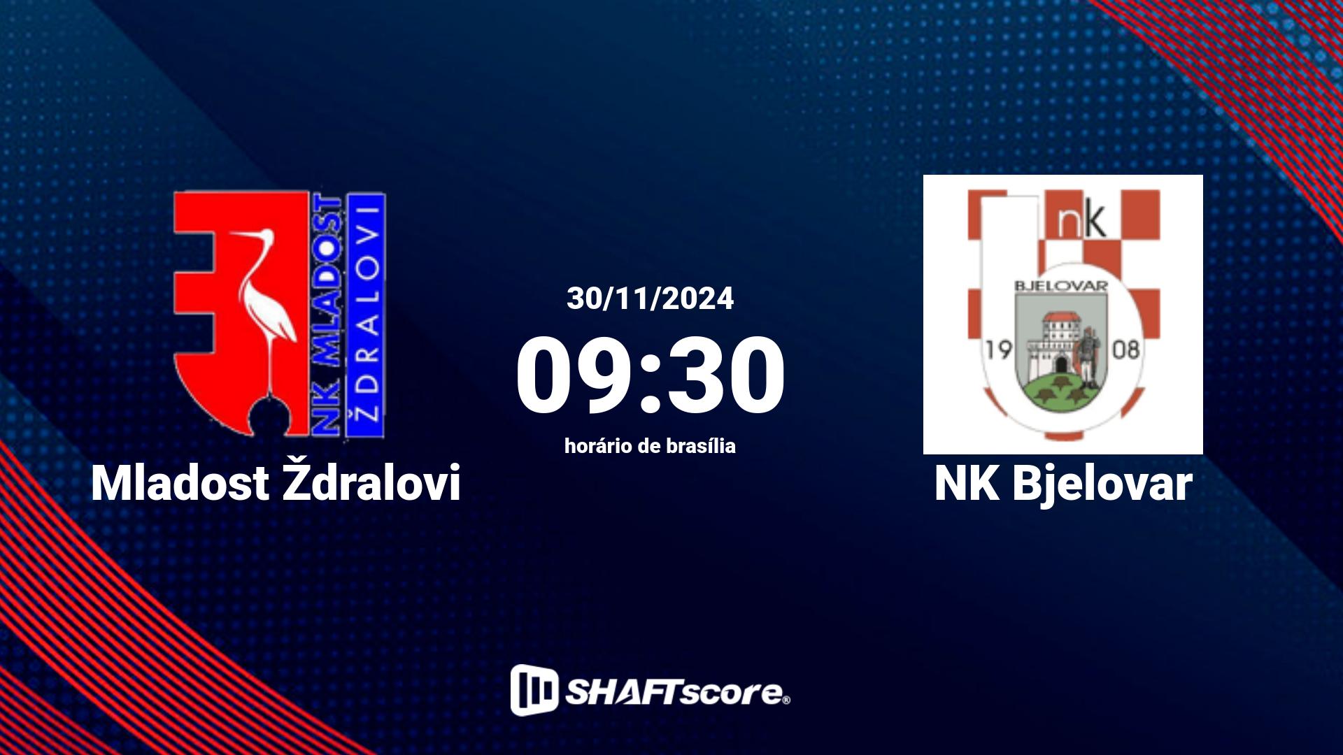 Estatísticas do jogo Mladost Ždralovi vs NK Bjelovar 30.11 09:30