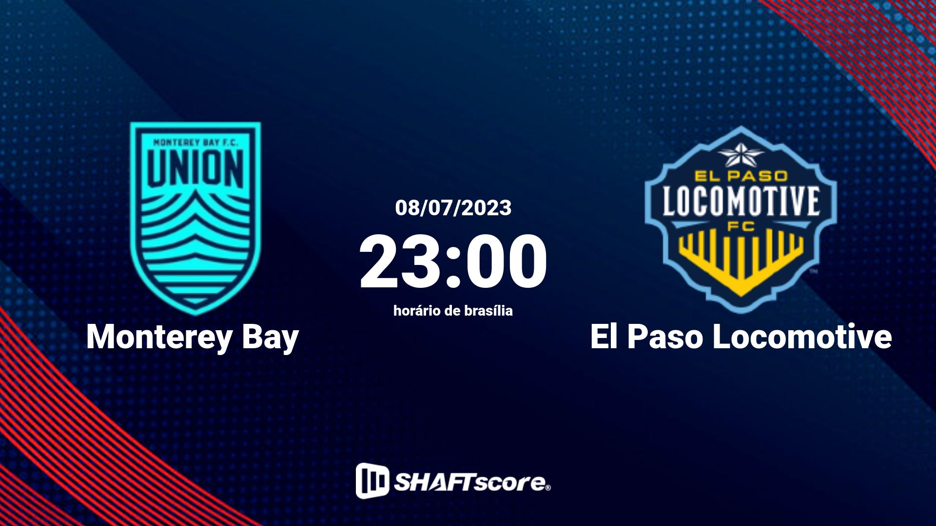 Estatísticas do jogo Monterey Bay vs El Paso Locomotive 08.07 23:00