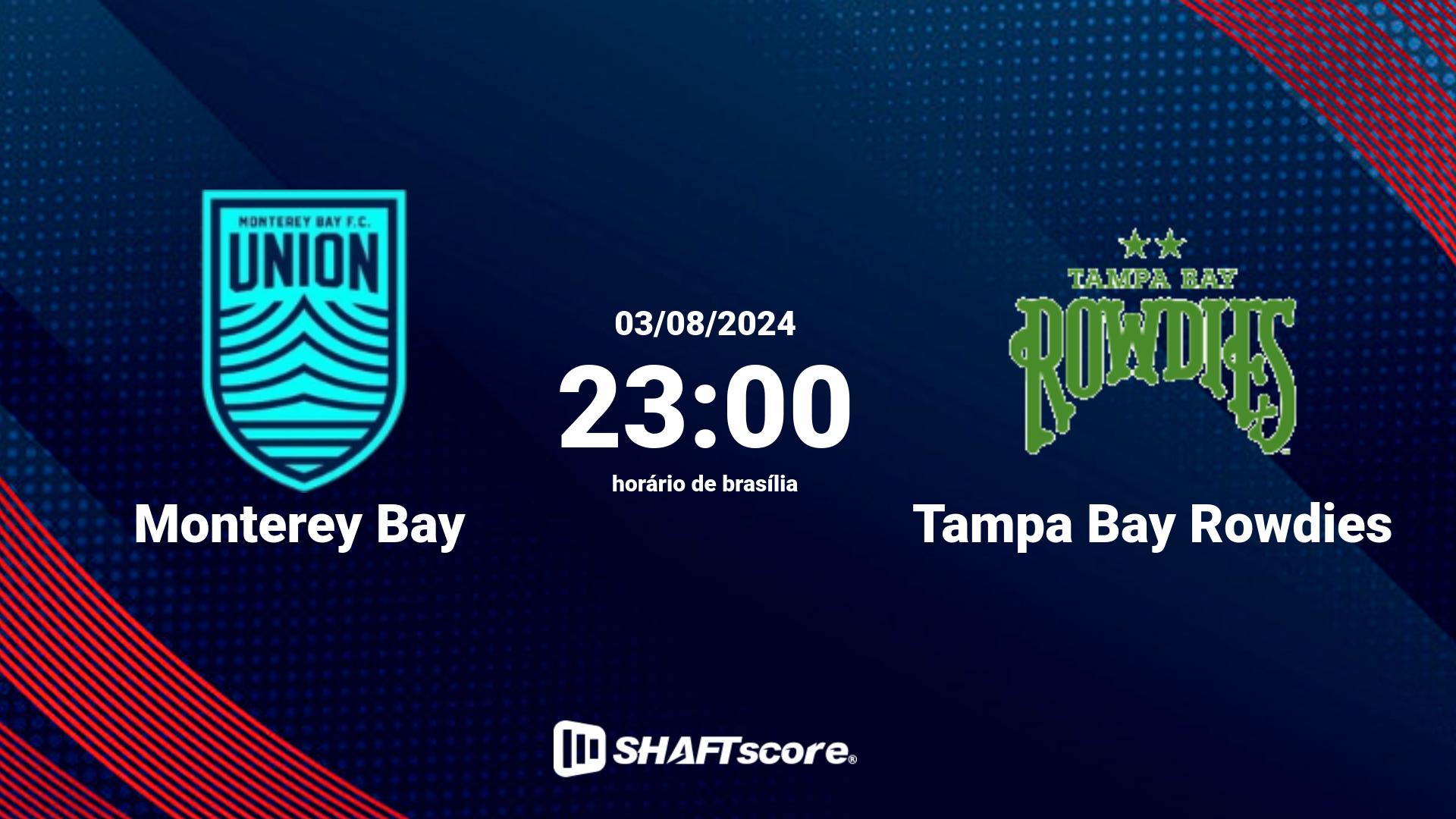 Estatísticas do jogo Monterey Bay vs Tampa Bay Rowdies 03.08 23:00