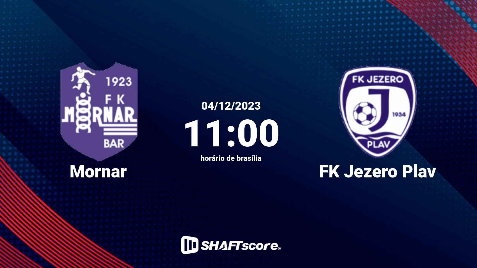 Estatísticas do jogo Mornar vs FK Jezero Plav 04.12 11:00