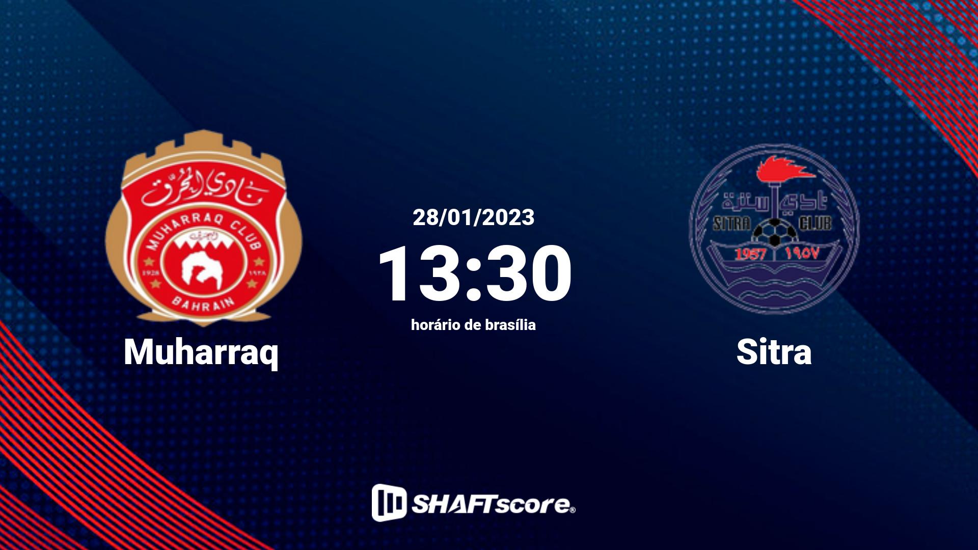 Estatísticas do jogo Muharraq vs Sitra 28.01 13:30