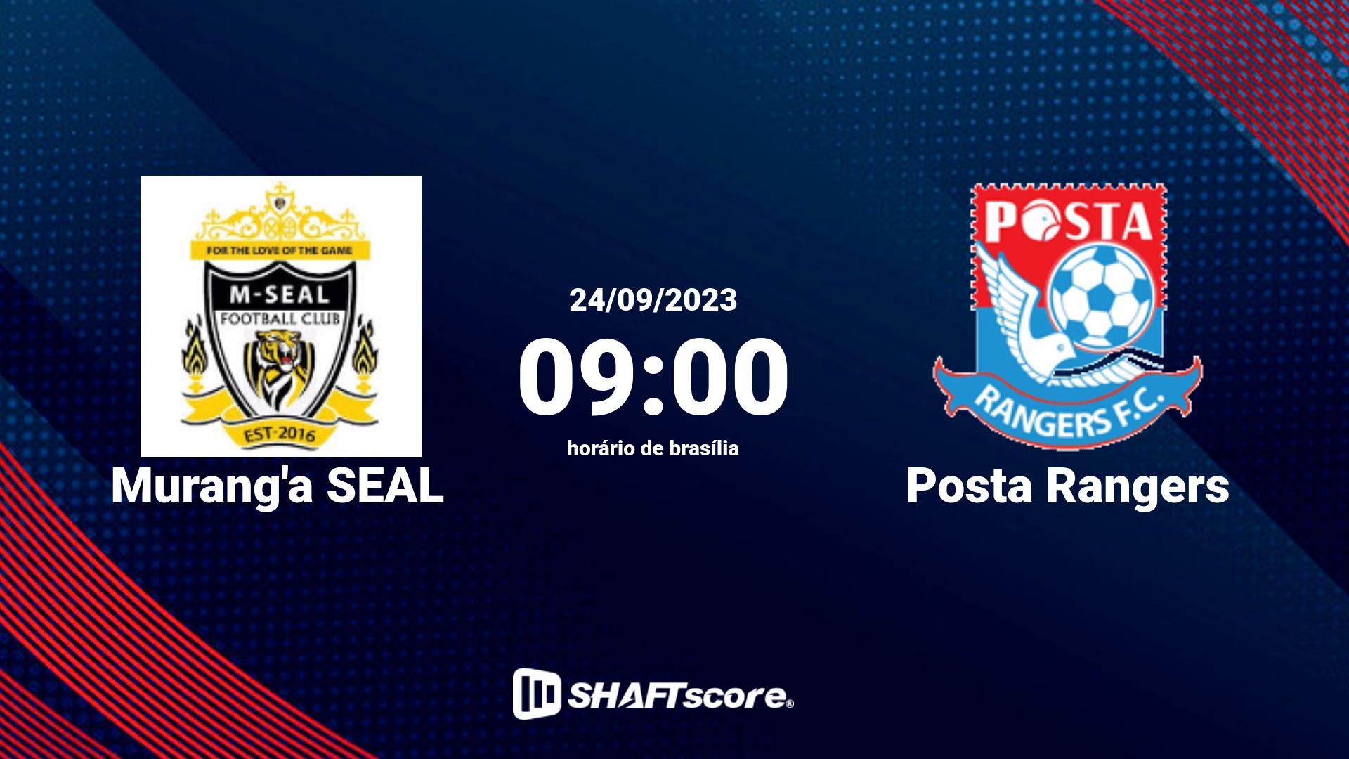 Estatísticas do jogo Murang'a SEAL vs Posta Rangers 24.09 09:00