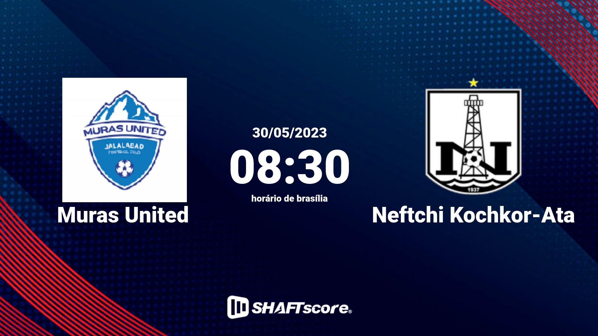 Estatísticas do jogo Muras United vs Neftchi Kochkor-Ata 30.05 08:30