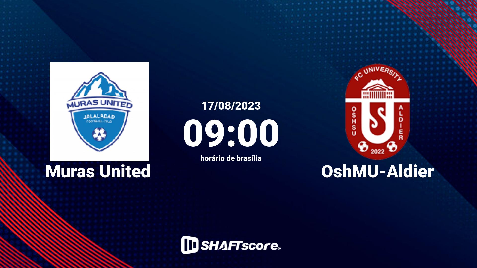 Estatísticas do jogo Muras United vs OshMU-Aldier 17.08 09:00