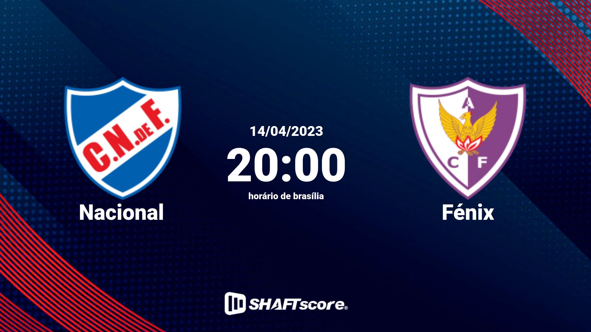 Estatísticas do jogo Nacional vs Fénix 14.04 20:00