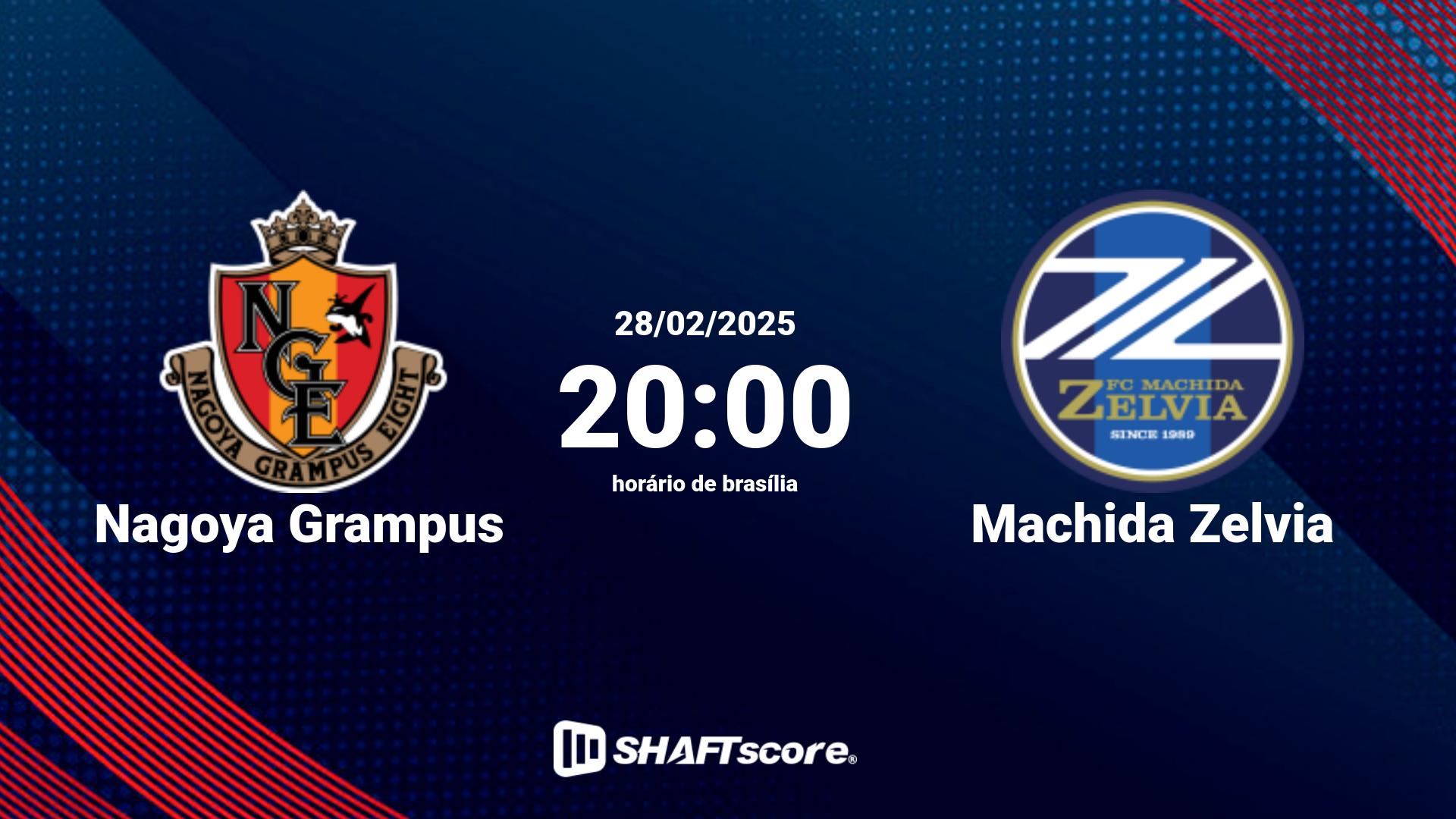 Estatísticas do jogo Nagoya Grampus vs Machida Zelvia 28.02 20:00