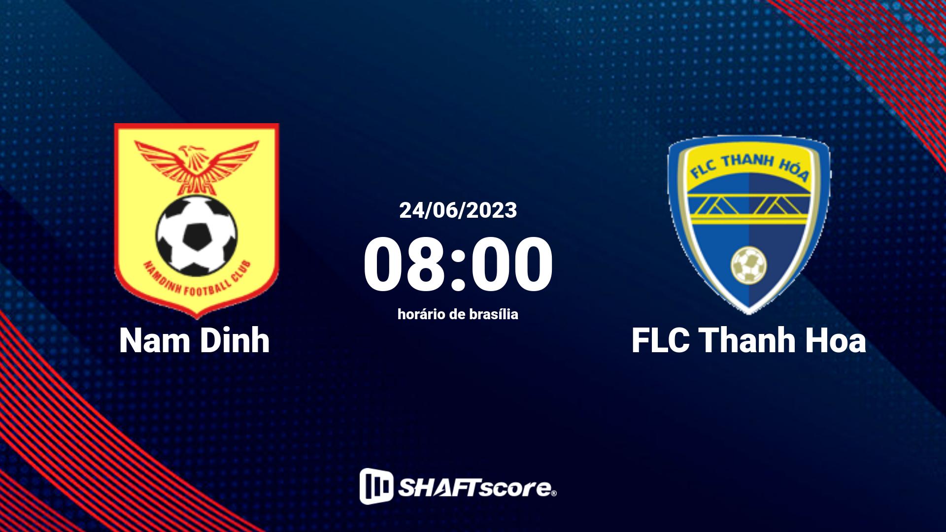 Estatísticas do jogo Nam Dinh vs FLC Thanh Hoa 24.06 08:00