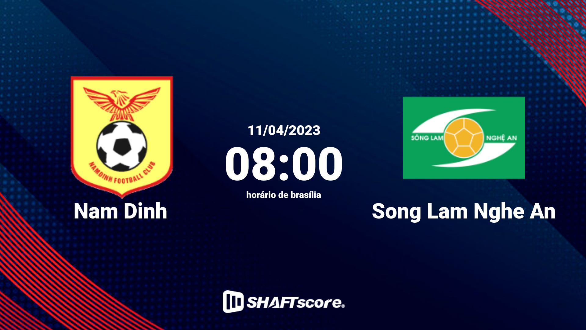 Estatísticas do jogo Nam Dinh vs Song Lam Nghe An 11.04 08:00