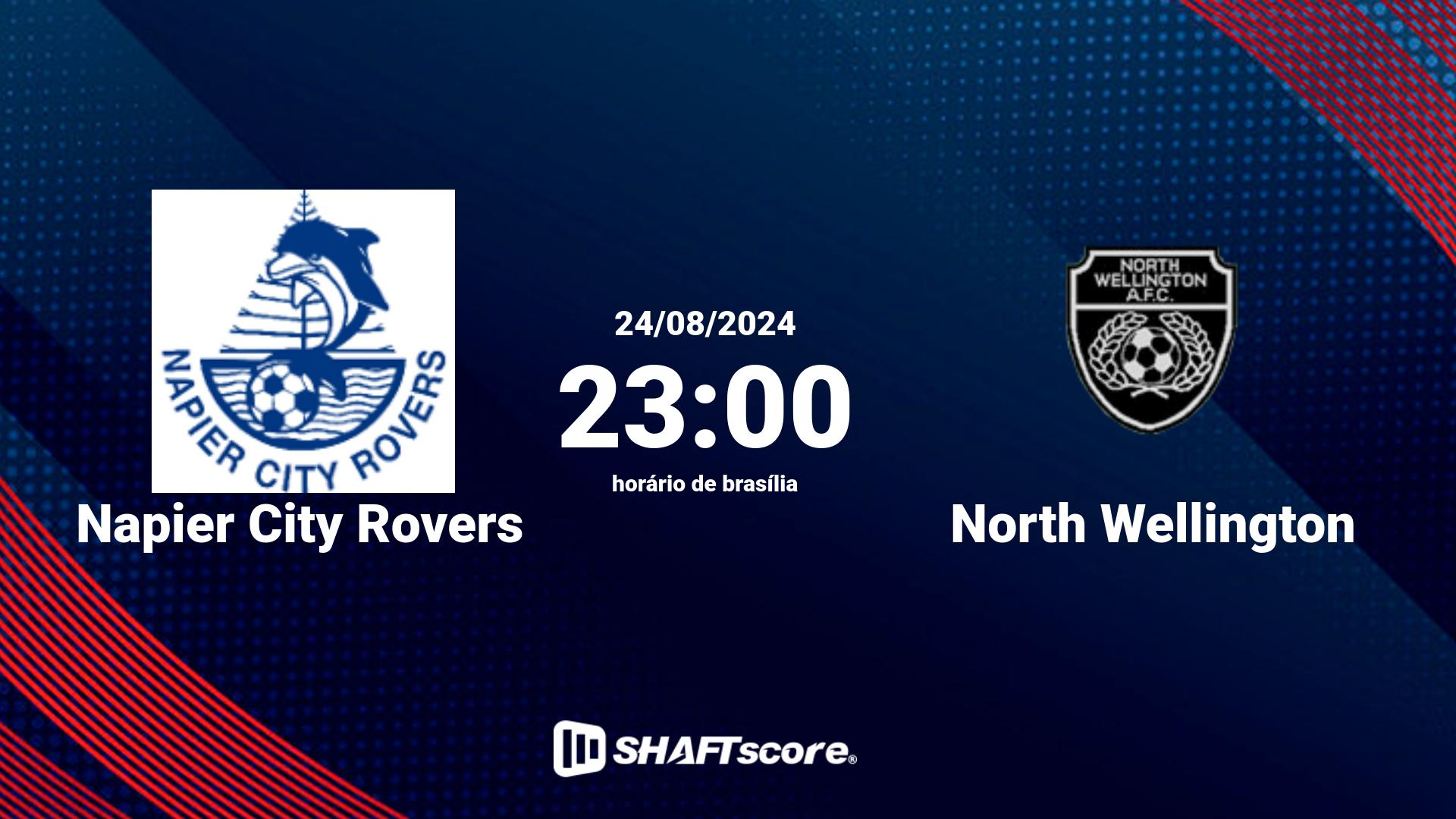 Estatísticas do jogo Napier City Rovers vs North Wellington 24.08 23:00
