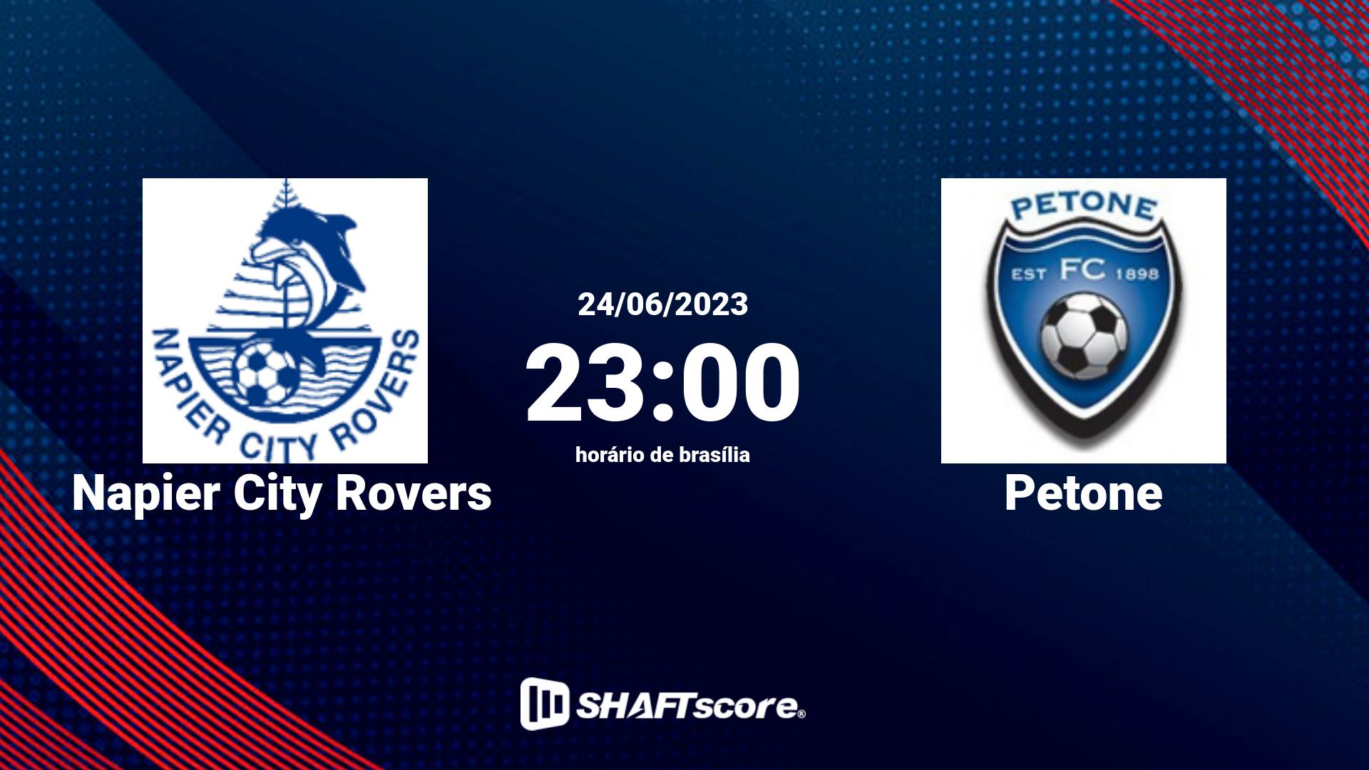 Estatísticas do jogo Napier City Rovers vs Petone 24.06 23:00