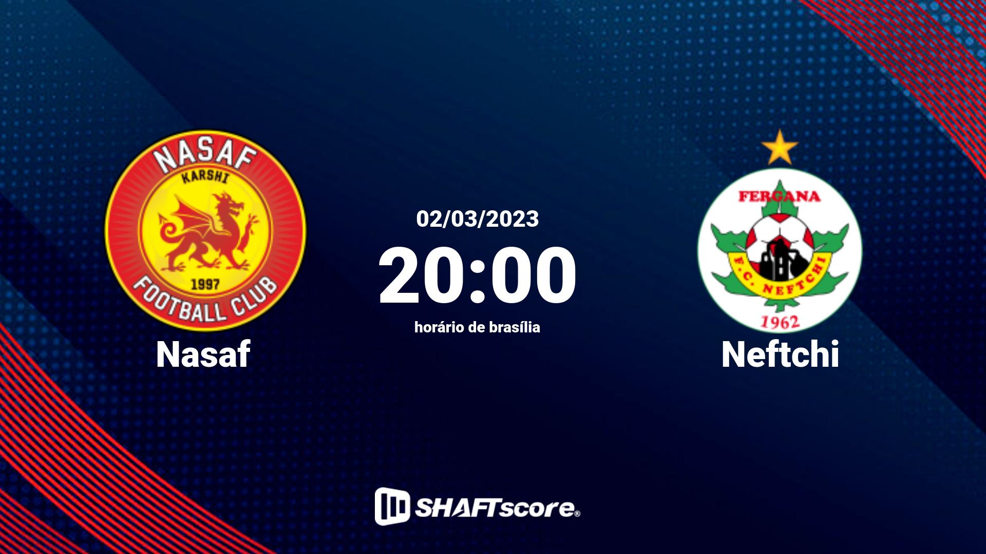 Estatísticas do jogo Nasaf vs Neftchi 02.03 20:00