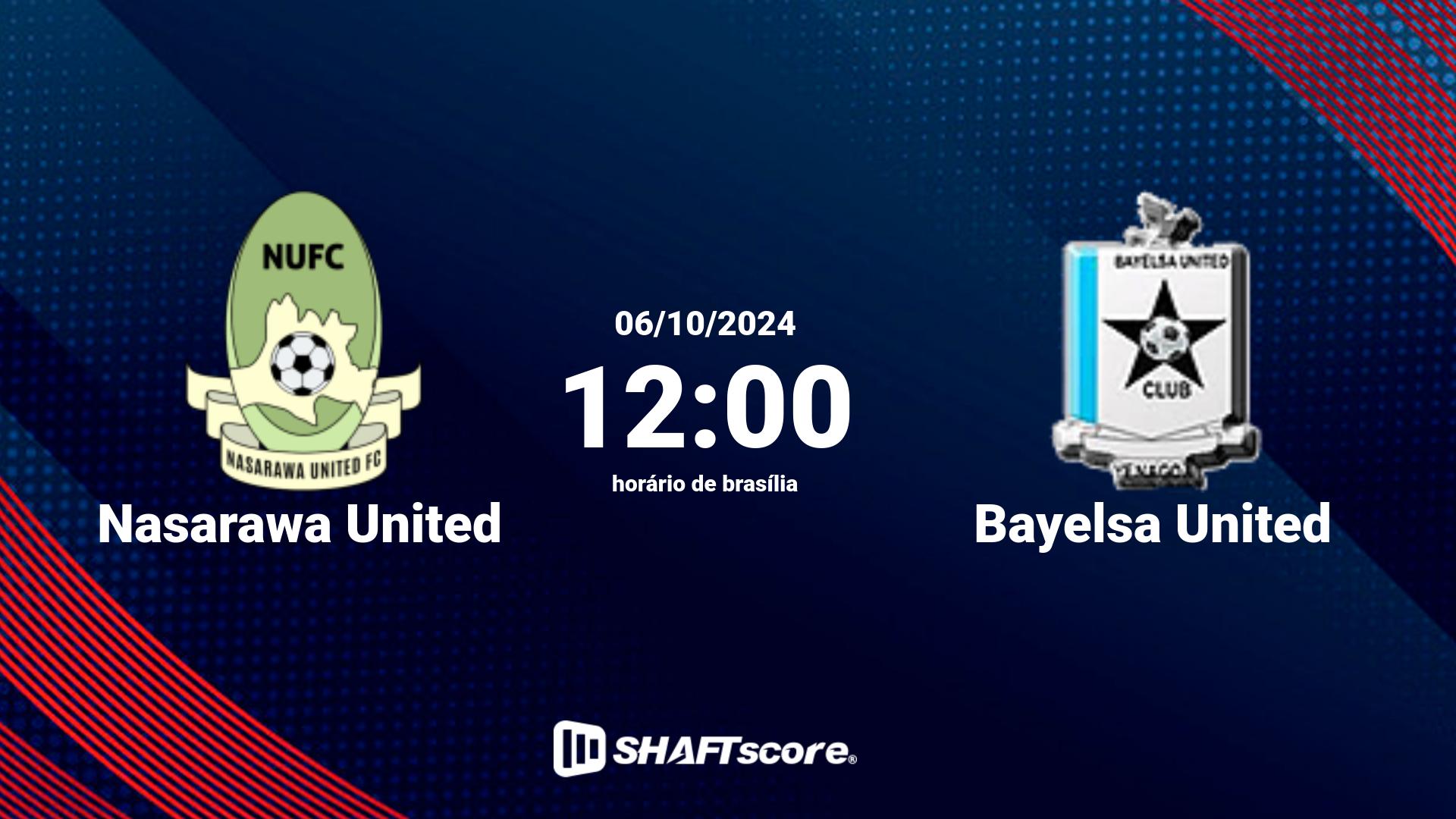 Estatísticas do jogo Nasarawa United vs Bayelsa United 06.10 12:00