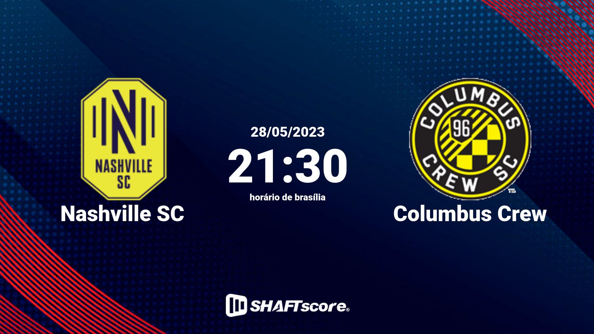 Estatísticas do jogo Nashville SC vs Columbus Crew 28.05 21:30