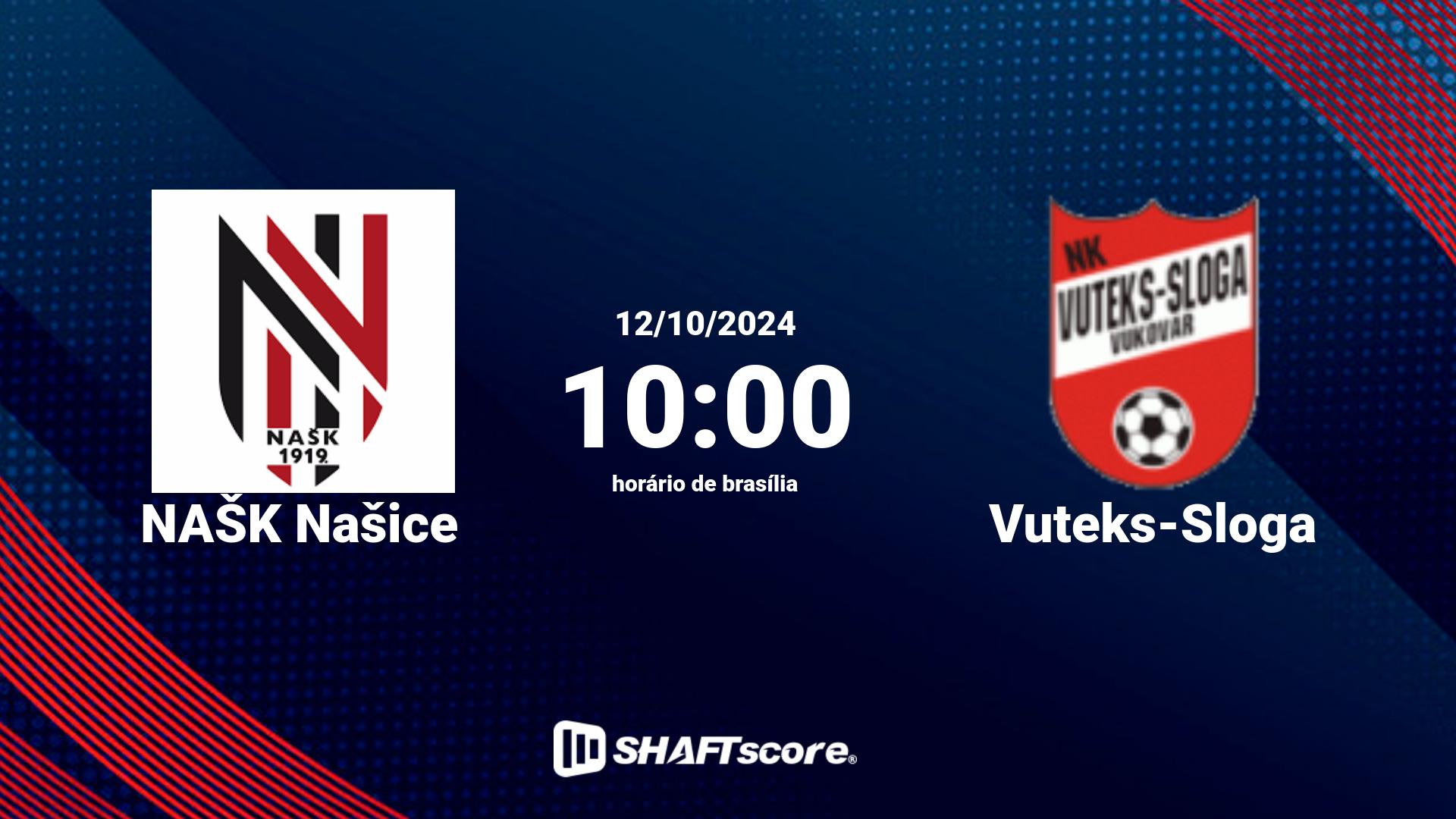 Estatísticas do jogo NAŠK Našice vs Vuteks-Sloga 12.10 10:00