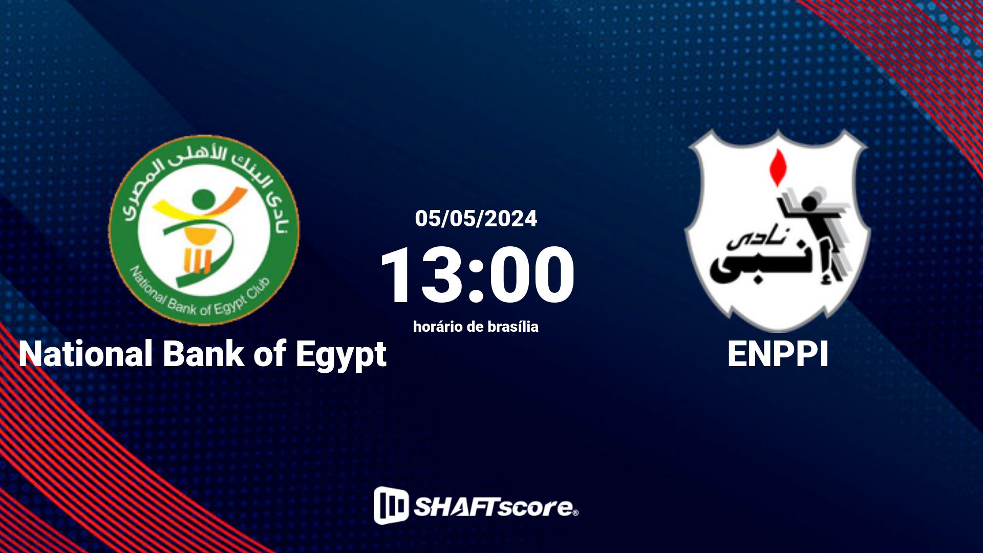 Estatísticas do jogo National Bank of Egypt vs ENPPI 05.05 13:00