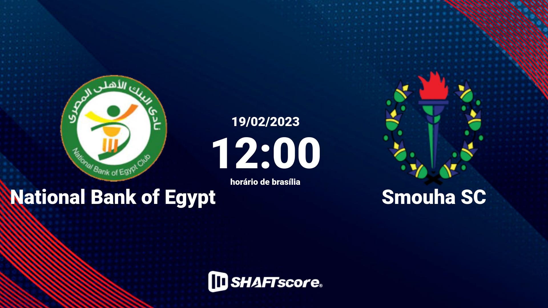 Estatísticas do jogo National Bank of Egypt vs Smouha SC 19.02 12:00